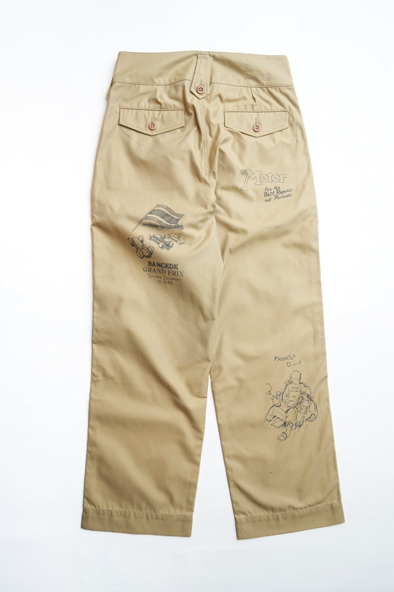 40's British Military Trousers - KHAKI CUSTOM