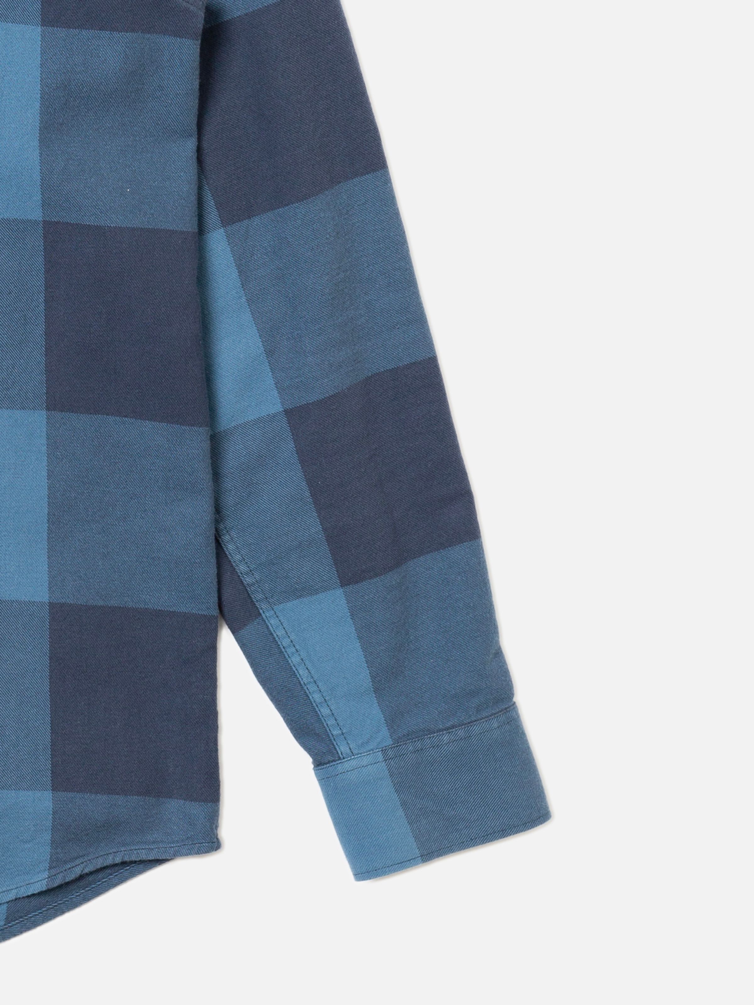 GEORGE FLANNEL SHIRT - BLUE