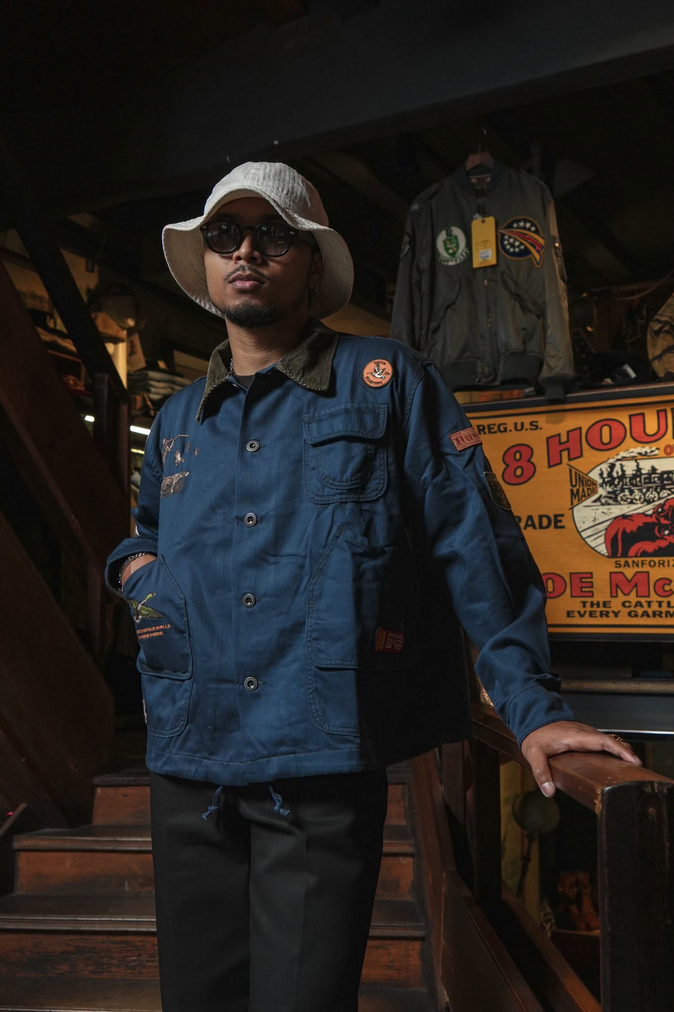 Original Hunting Jacket - Navy HBT