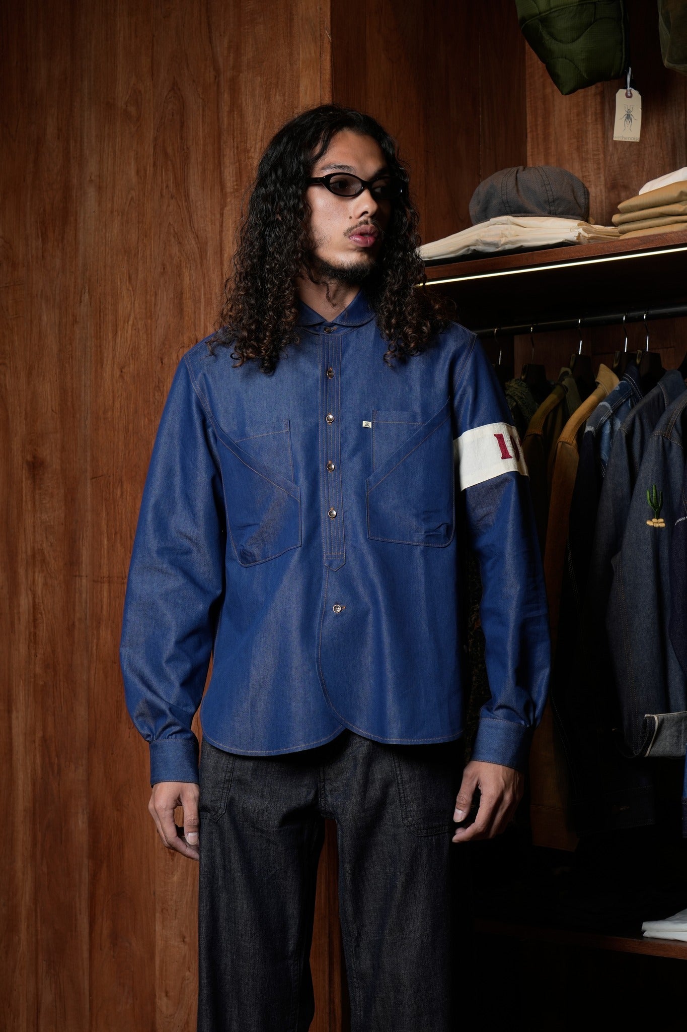 AK/PR/LOT2/SHRT061 4-pocket cycle jersey shirts - 1978 - DARK BLUE