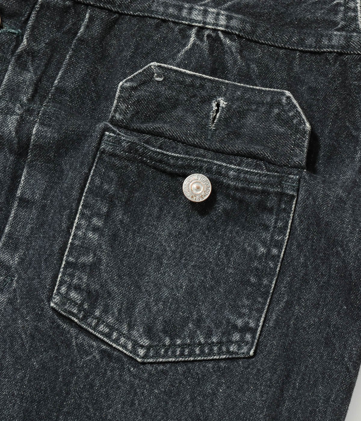 SC15650H 14.25oz. BLACK DENIM JACKET 1953 AGED MODEL - INDIGO
