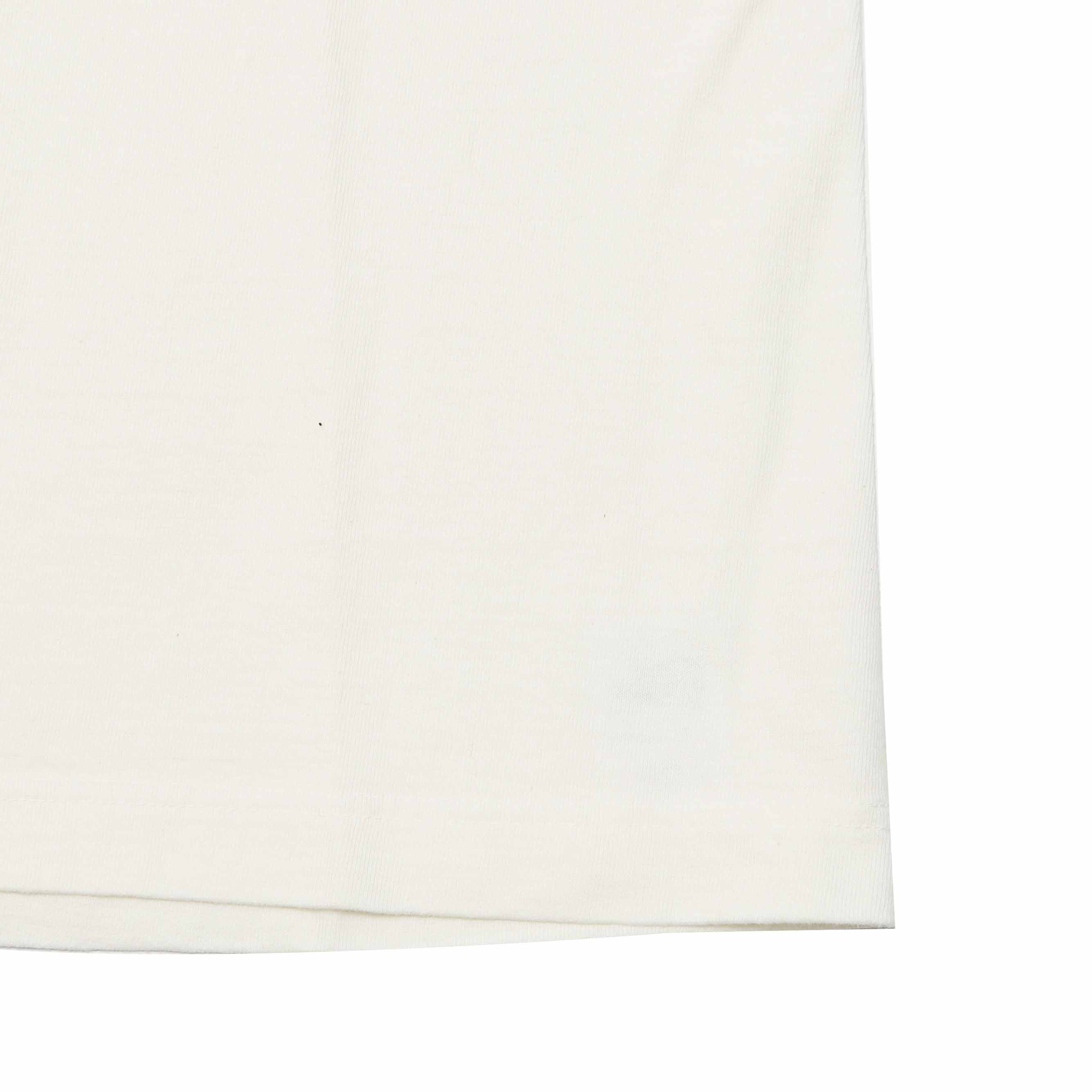 BR-26003 "TSURIAMI" CREW NECK S/S PRINT T-SHIRT (SPUNKY) - WHITE