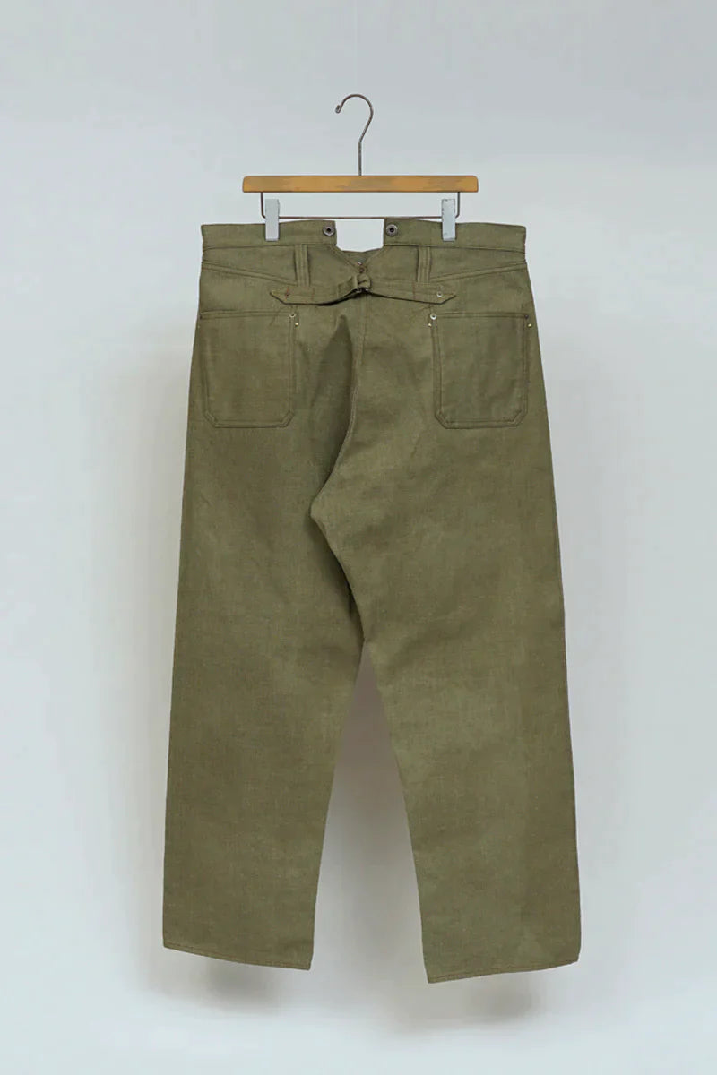 RAILMAN DENIM PANT - GREEN