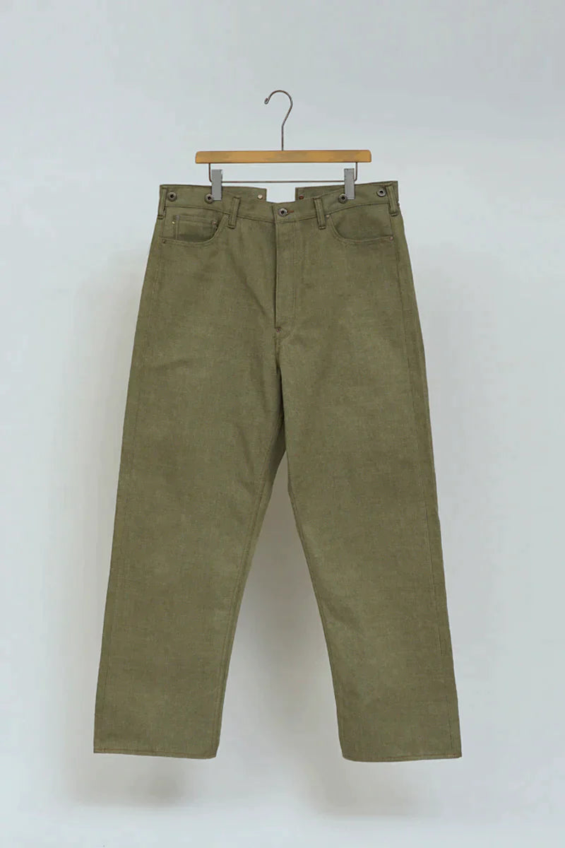 RAILMAN DENIM PANT - GREEN
