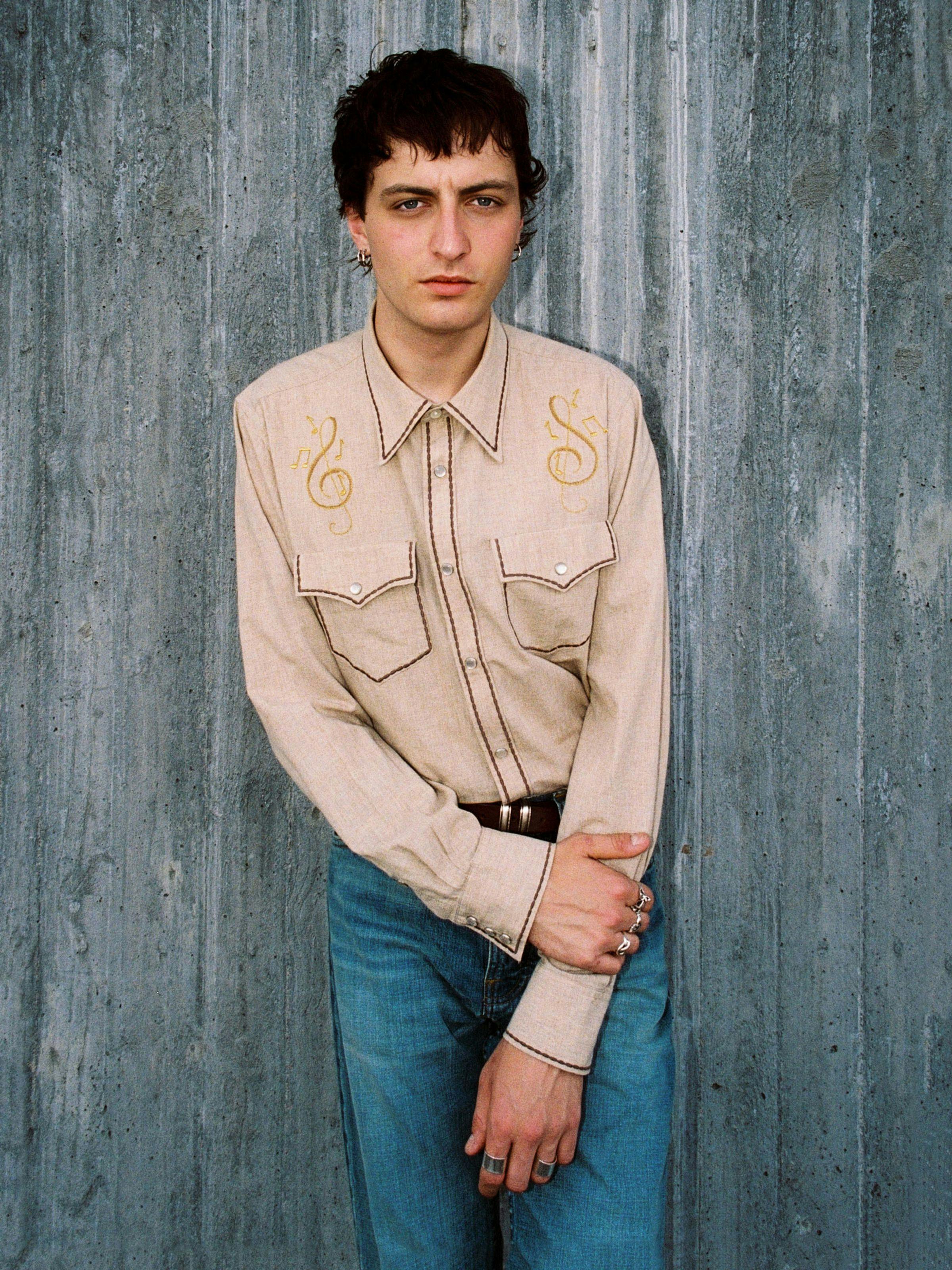 GEORGE COWBOY SHIRT - BEIGE