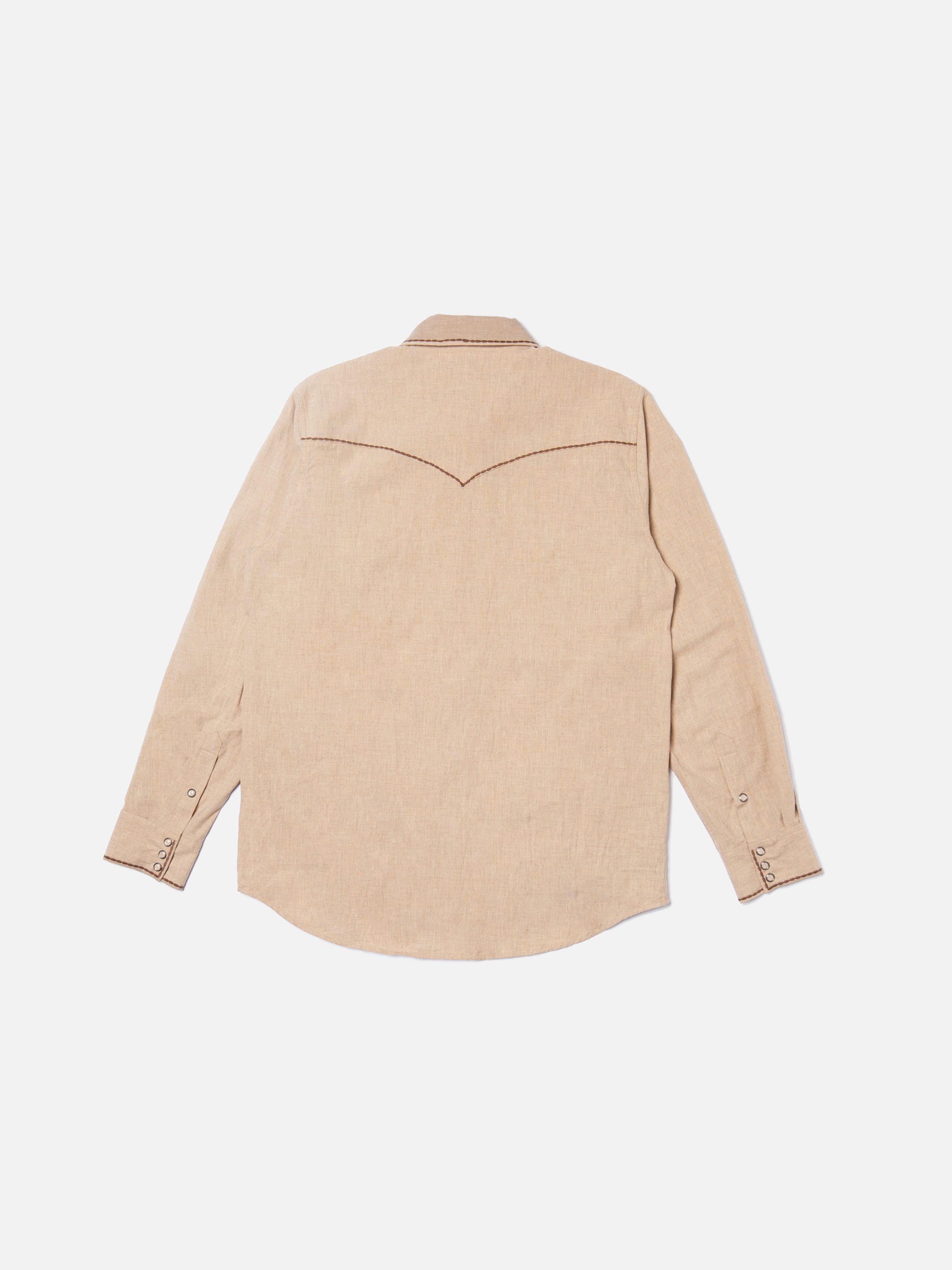 GEORGE COWBOY SHIRT - BEIGE