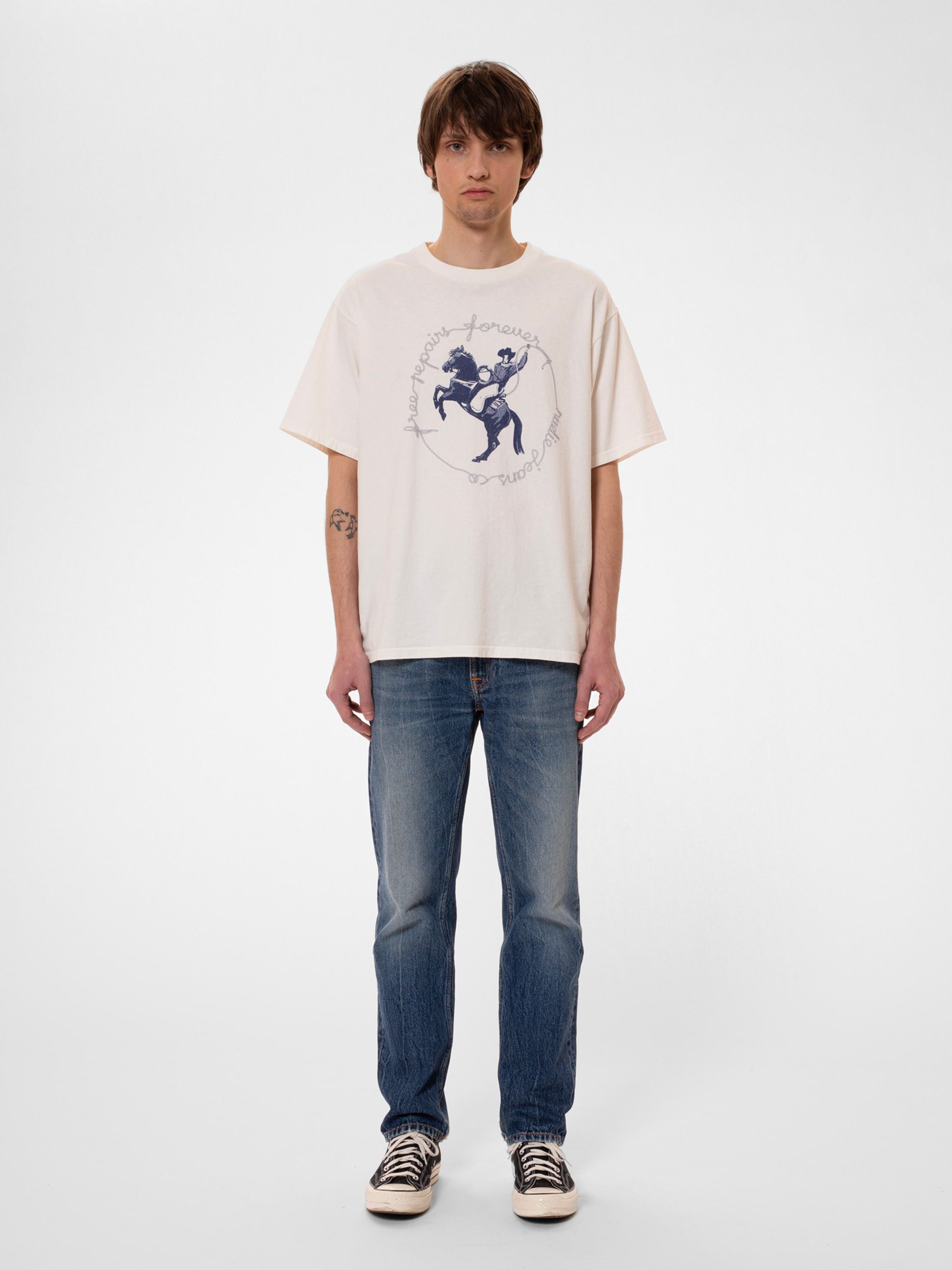 KOFFE FREE REPAIRS T-SHIRT - OFFWHITE