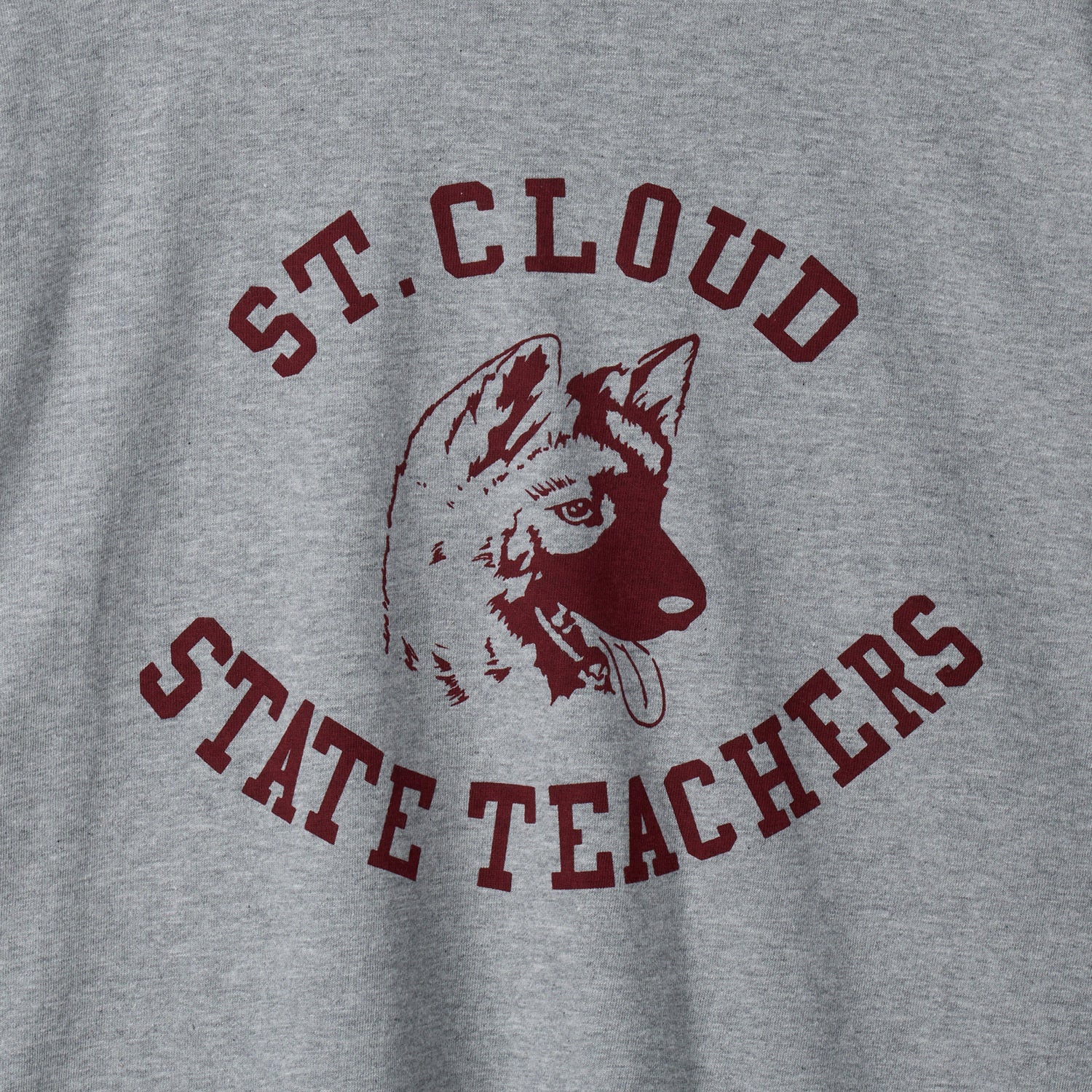 33005-03 Printed Tee "ST.CLOUD" - HEATHER GREY