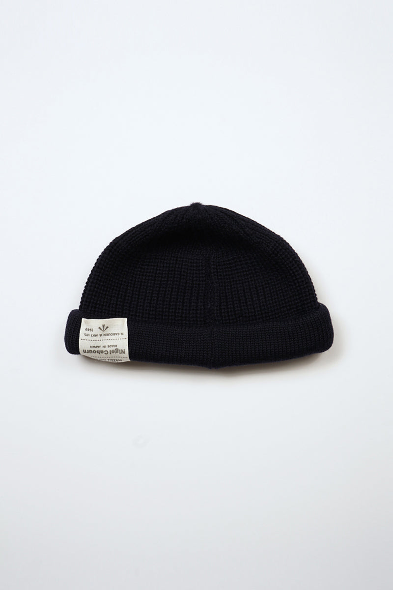 BEANIE WOOL - BLACK
