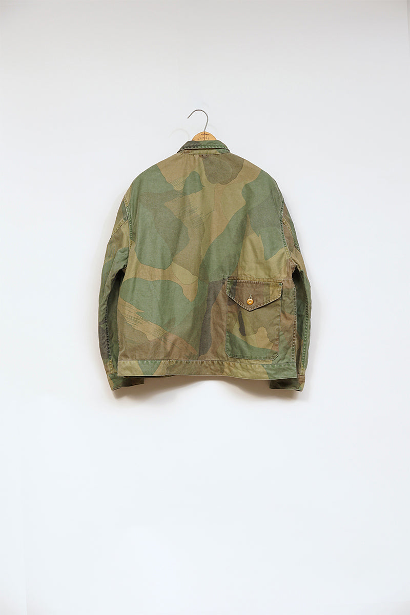 FRENCH WORK SHORT JACKET - GREEN