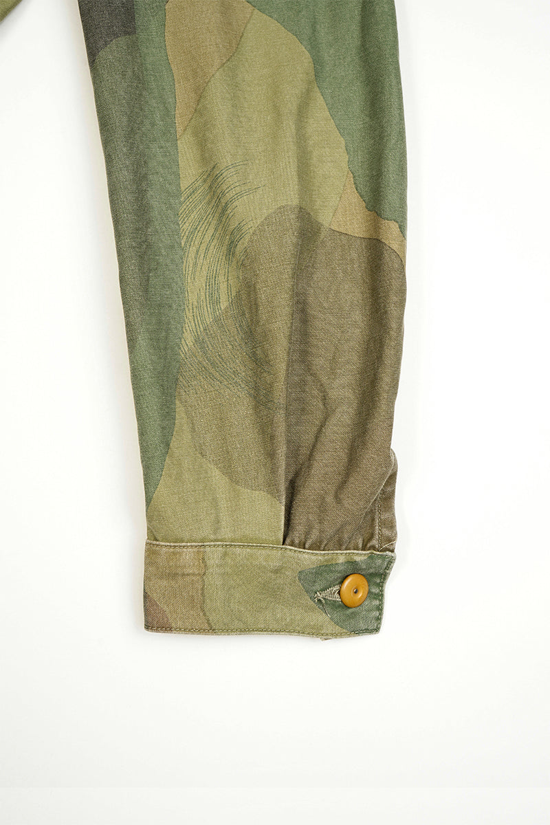 FRENCH WORK SHORT JACKET - GREEN