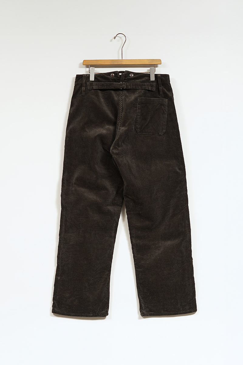 FRENCH WORK PANT 8W CORDUROY - CHARCOAL GRAY