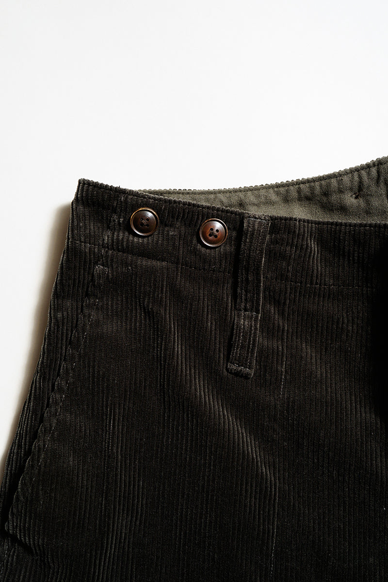 FRENCH WORK PANT 8W CORDUROY - CHARCOAL GRAY