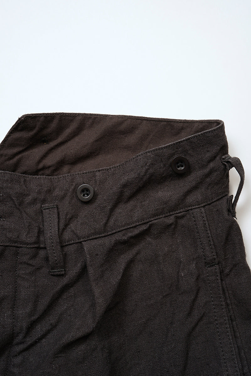 FRENCH WORK PANT HEMP - CHARCOAL GRAY