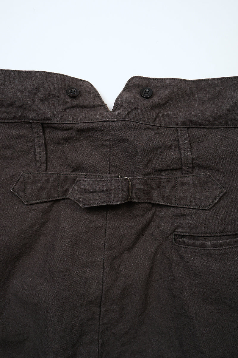 FRENCH WORK PANT HEMP - CHARCOAL GRAY