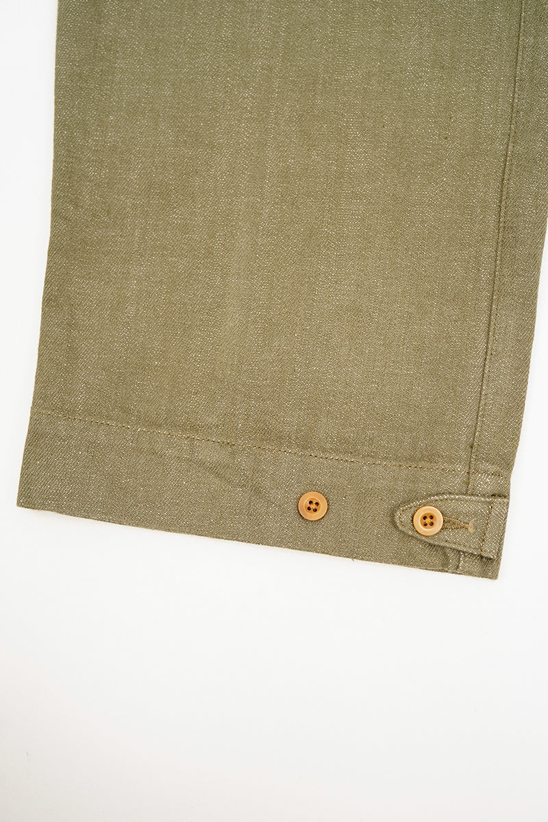 BRITISH ARMY PANT - LOOSE DENIM - GREEN