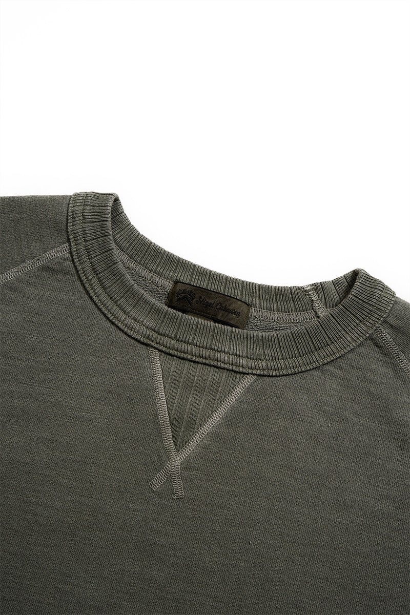 S/S SWEAT SH COTTON PIGMENT - GRAY