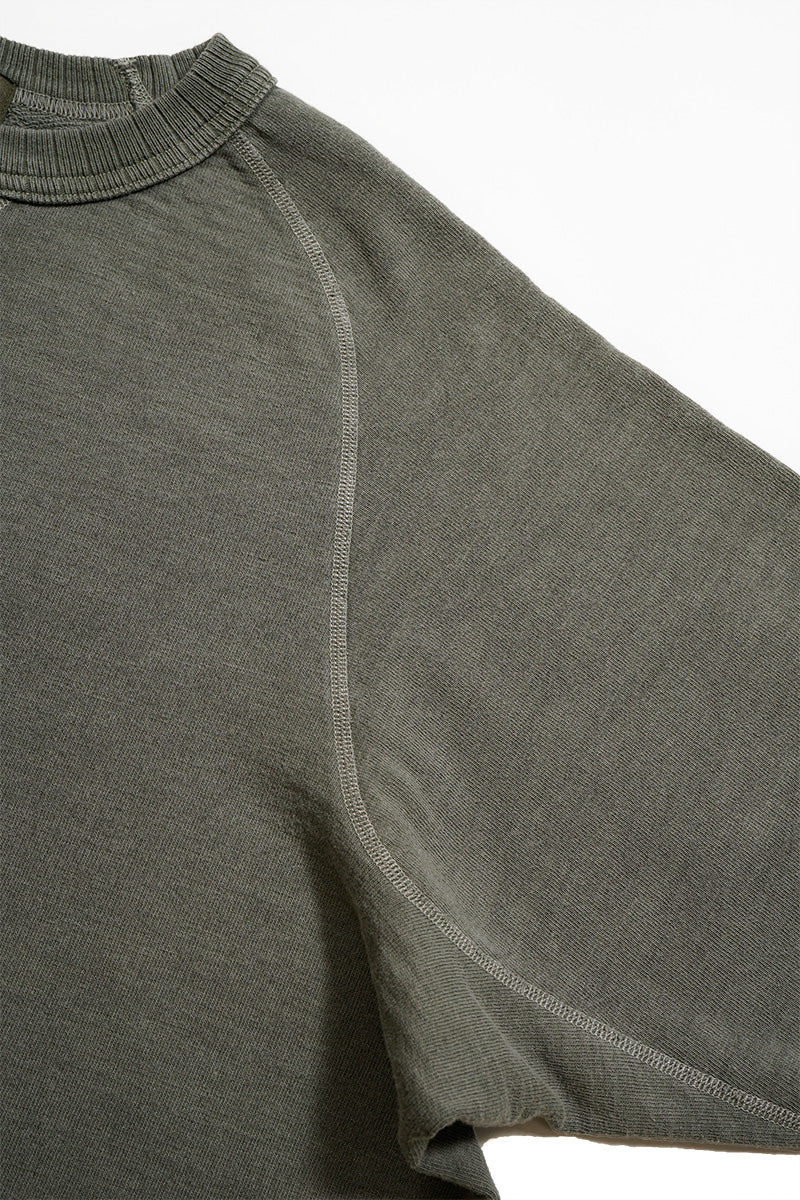 S/S SWEAT SH COTTON PIGMENT - GRAY