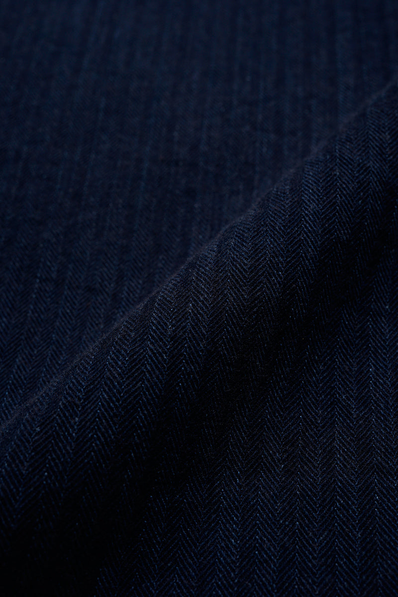 USMC CHORE JACKET HERRINGBONE - INDIGO
