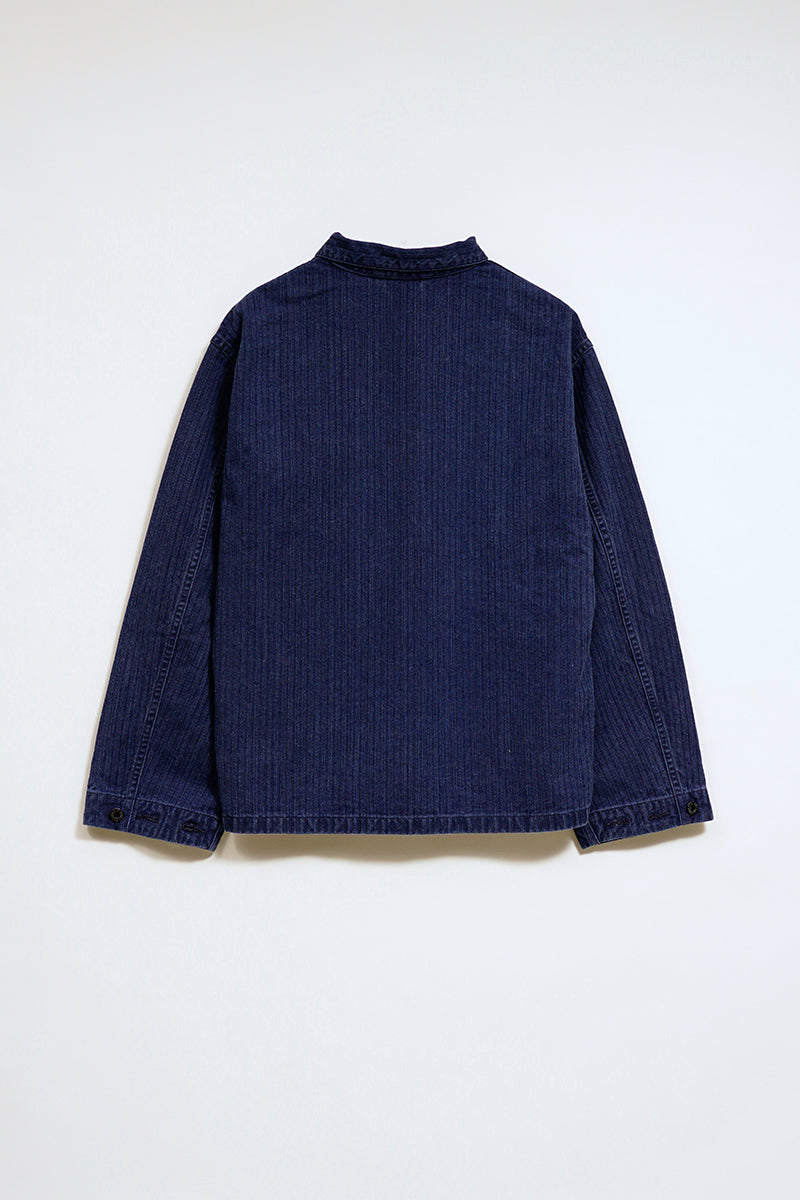 USMC CHORE JACKET HERRINGBONE - INDIGO