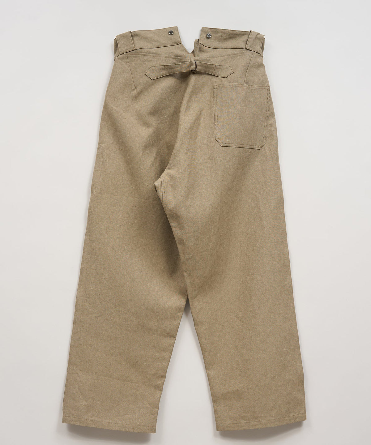 WIDE FRENCH WORK PANT HEMP - KHAKI