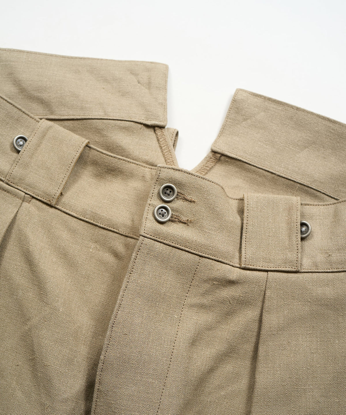 WIDE FRENCH WORK PANT HEMP - KHAKI