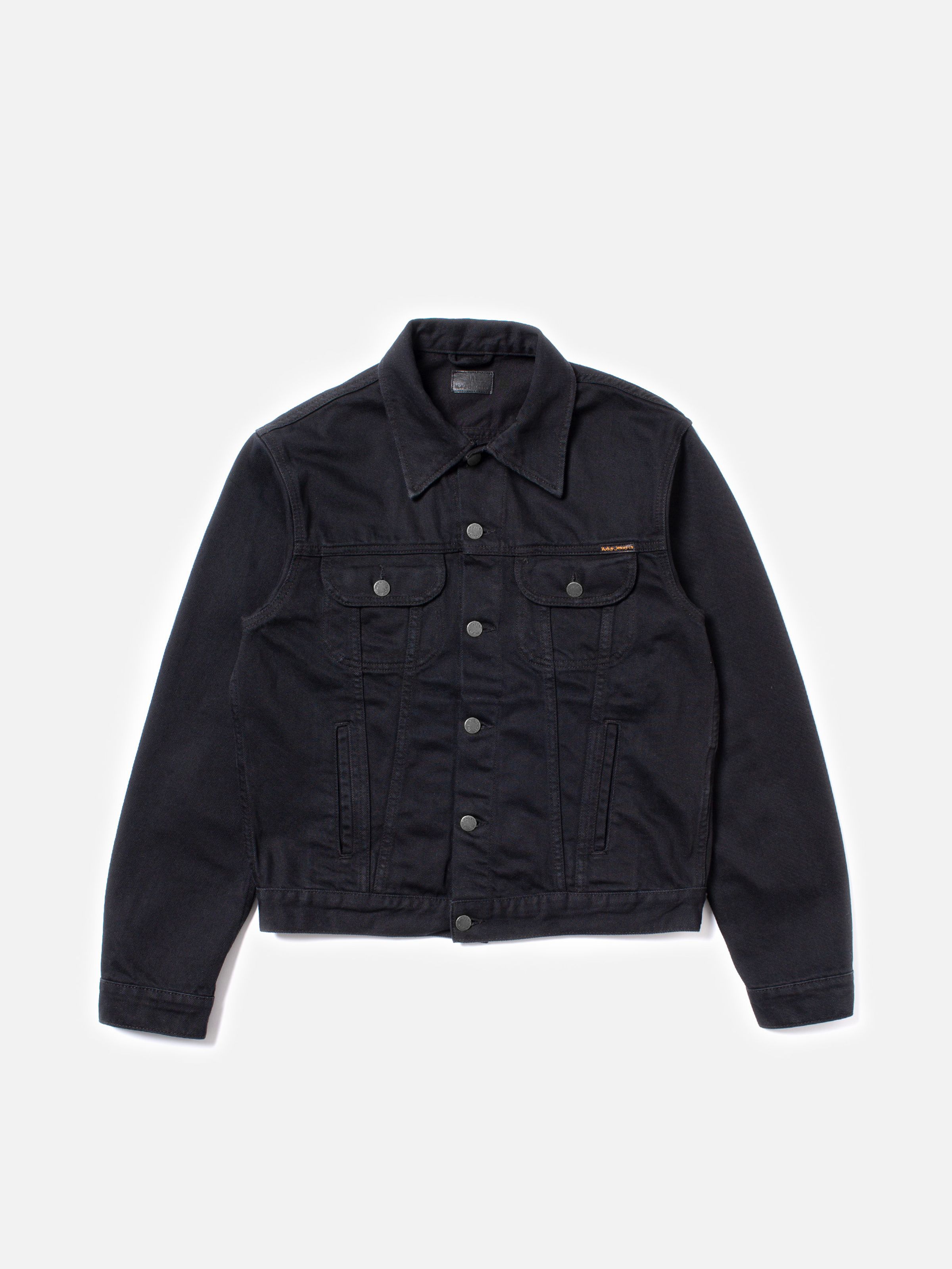 DANNY RINSED DENIM JACKET - BLACK