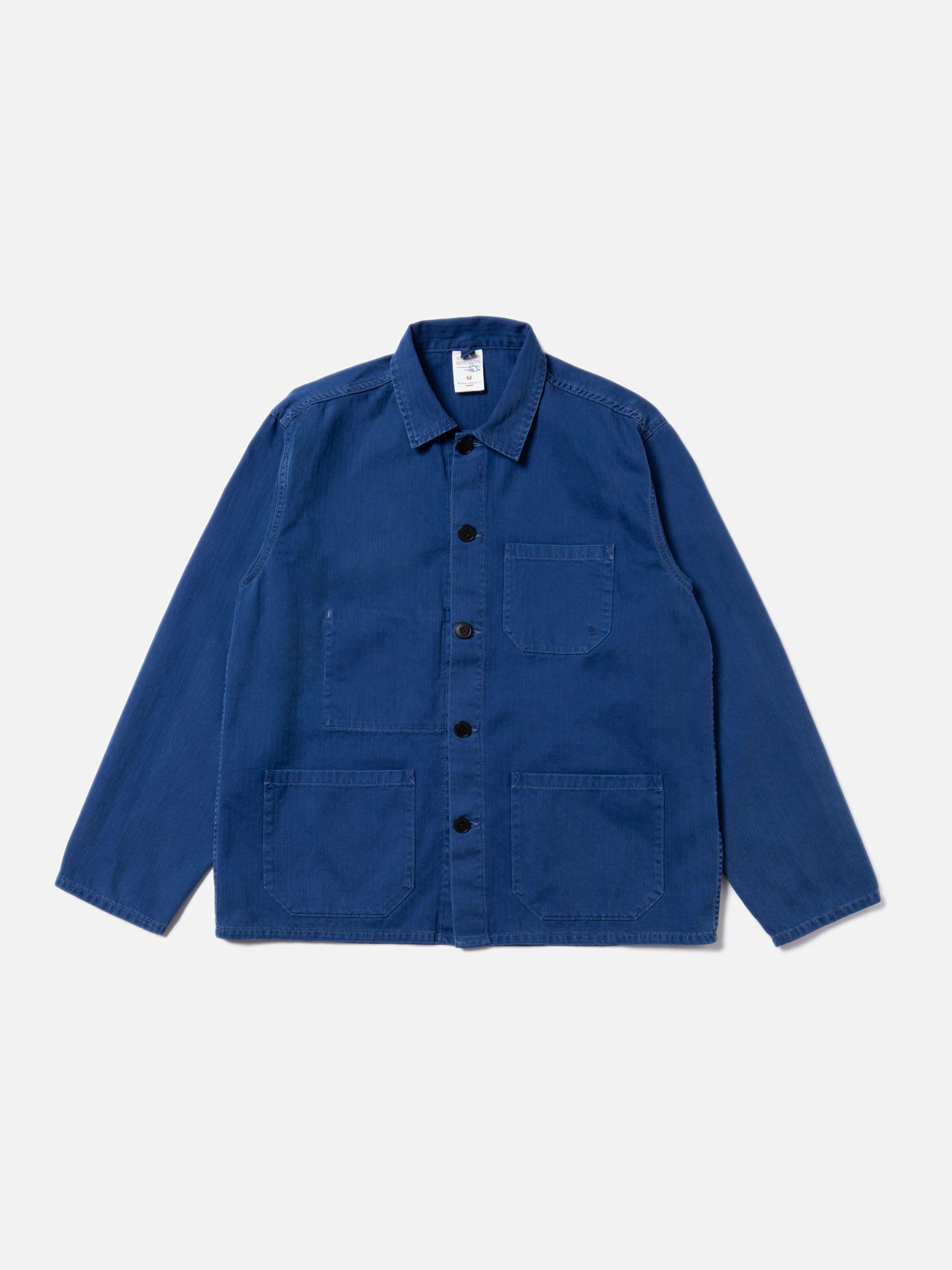 BUDDY HERRINGBONE CHORE JACKET - BLUE