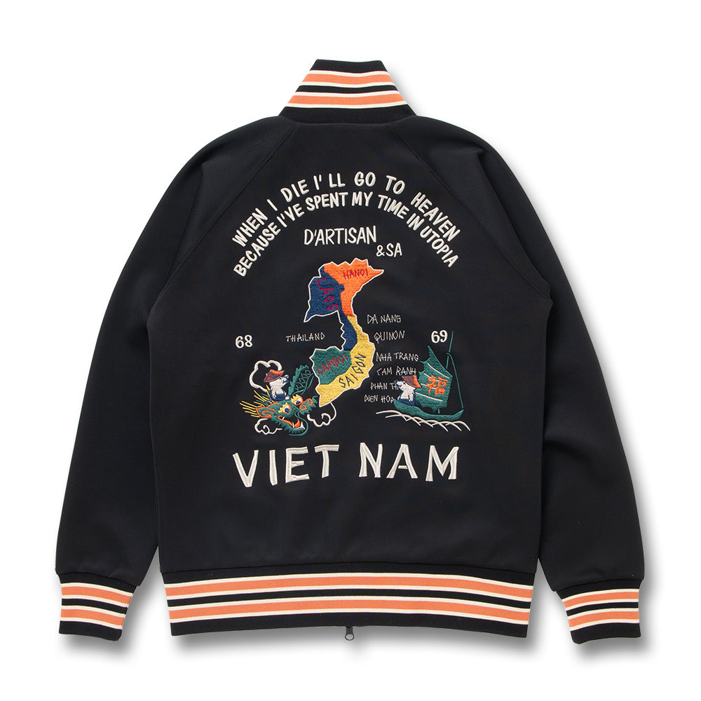 8192 VIETNAM JERSEY  - BLACK