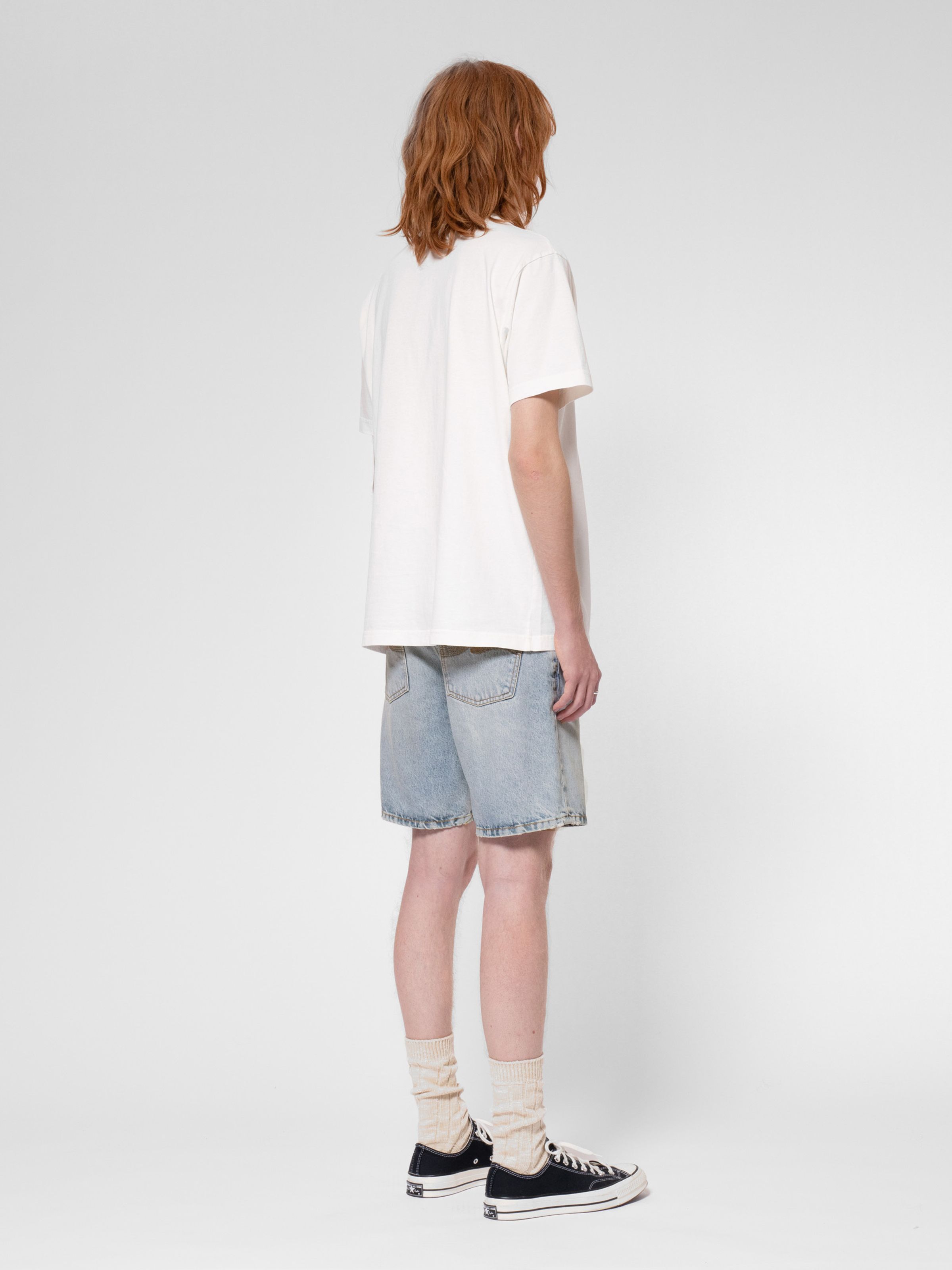 SETH DENIM SHORTS - SEA SALT