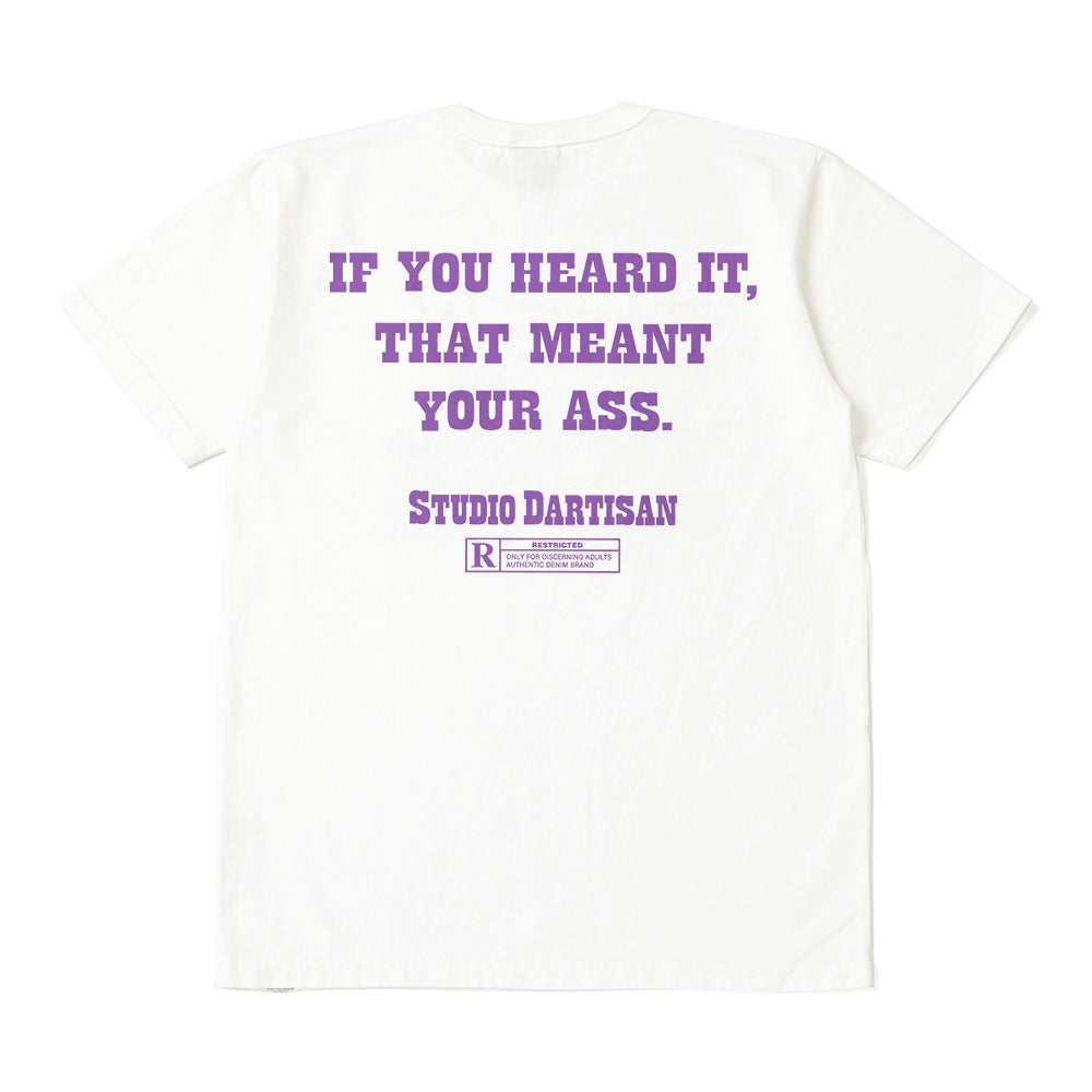 8211A USA COTTON PRINT T-SHIRT - WHITE