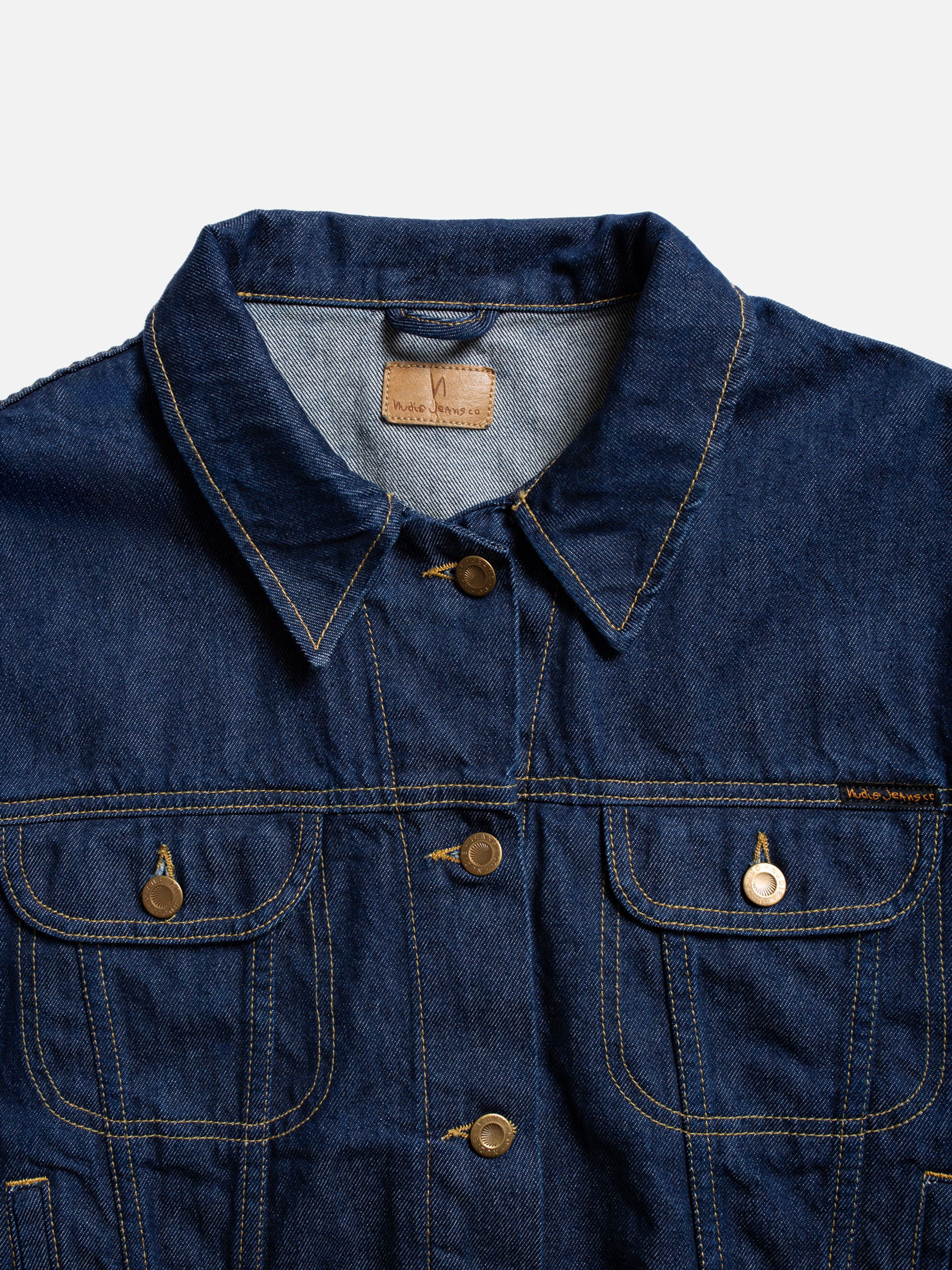 BERIT DENIM JACKET CLASSIC - BLUE