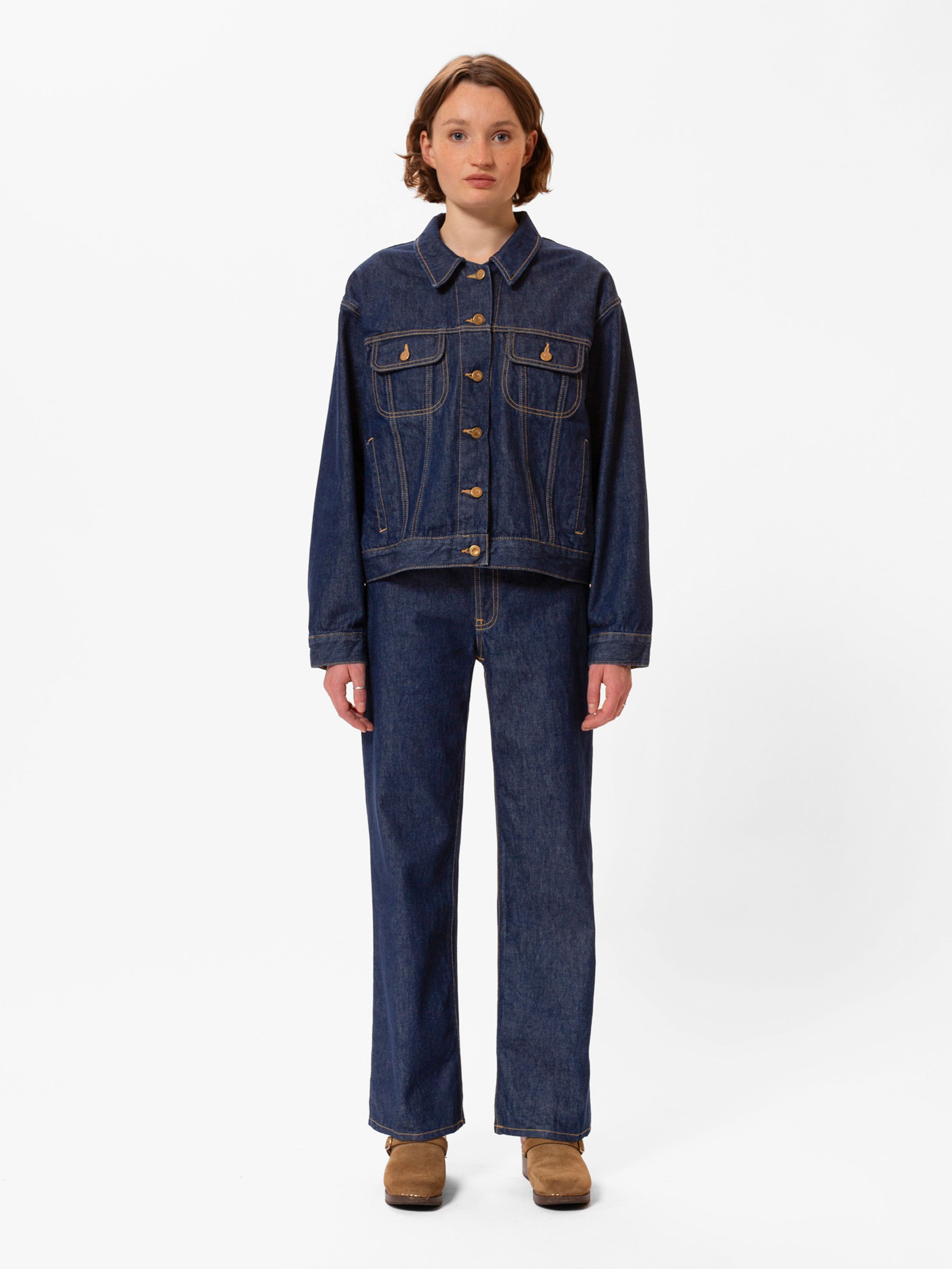 BERIT DENIM JACKET CLASSIC - BLUE
