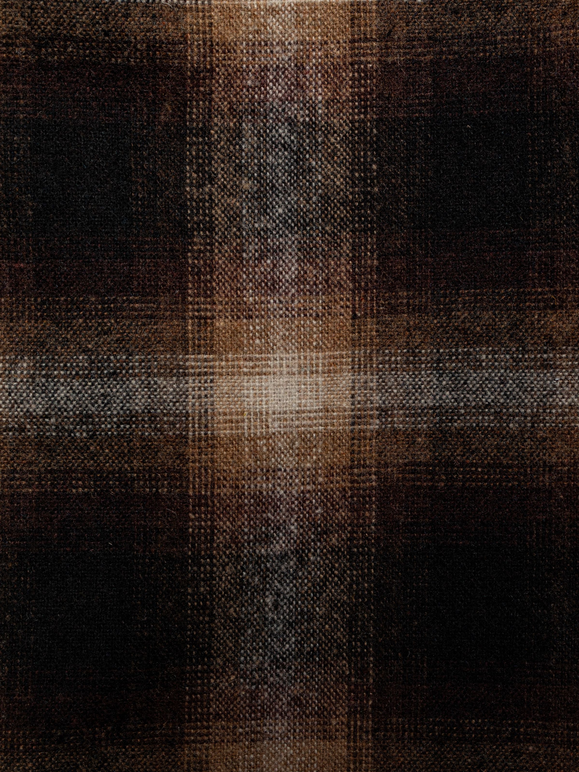 VINCENT SHADOW CHECK SHIRT - BROWN/BEIGE