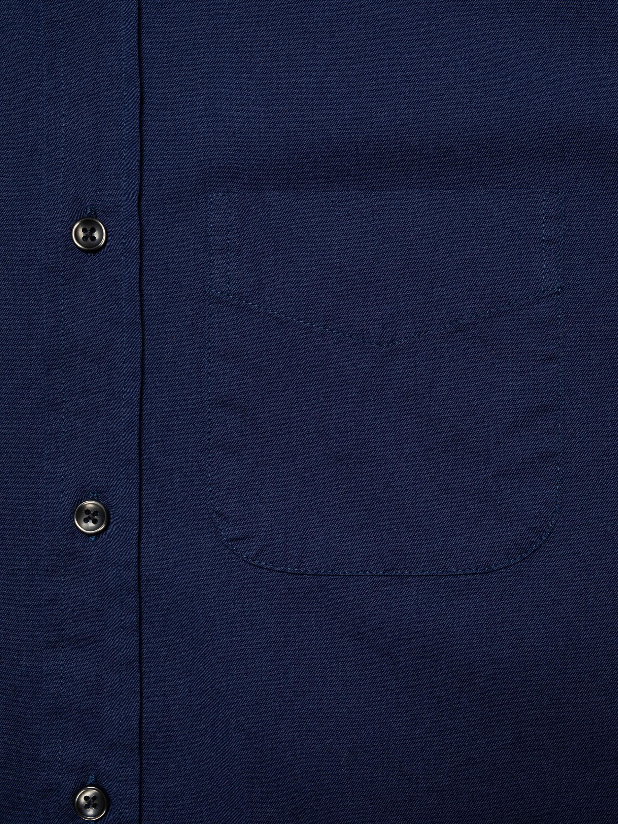 JOHN BUTTON DOWN STANDARD SHIRT - MID BLUE