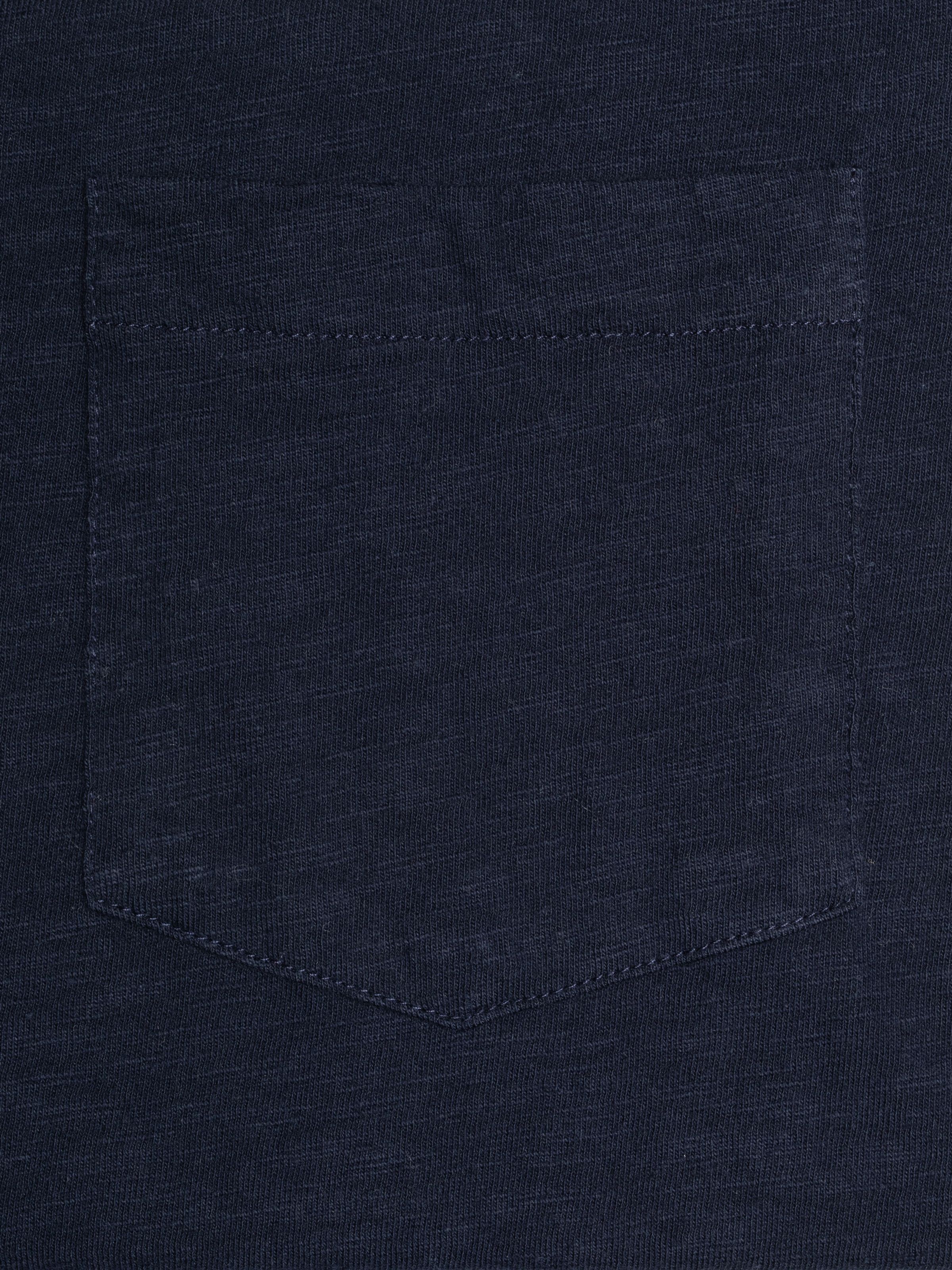 ROY HEAVY SLUB T-SHIRT - BLUEBERRY