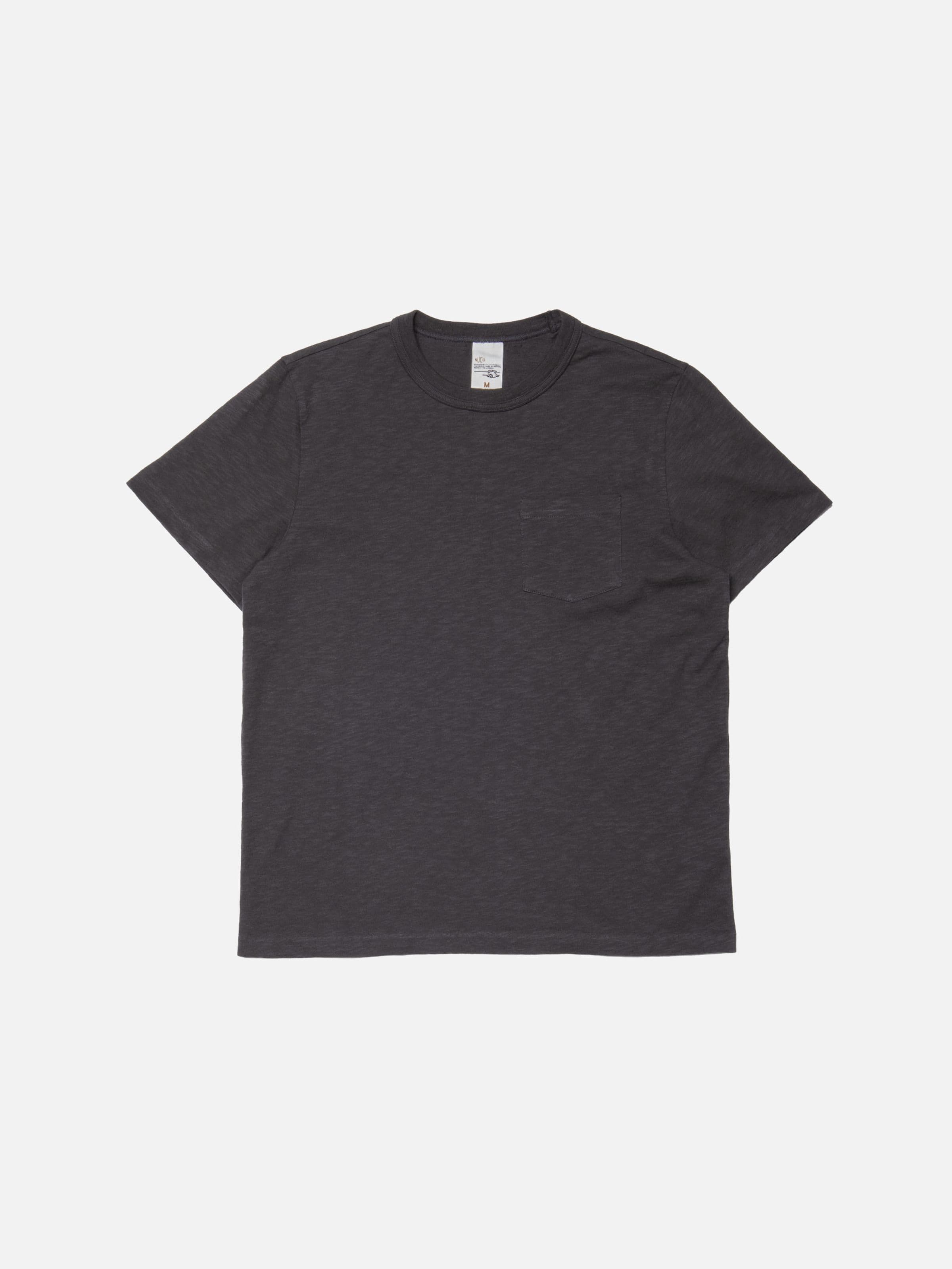 ROY HEAVY SLUB T-SHIRT - ANTRACITE