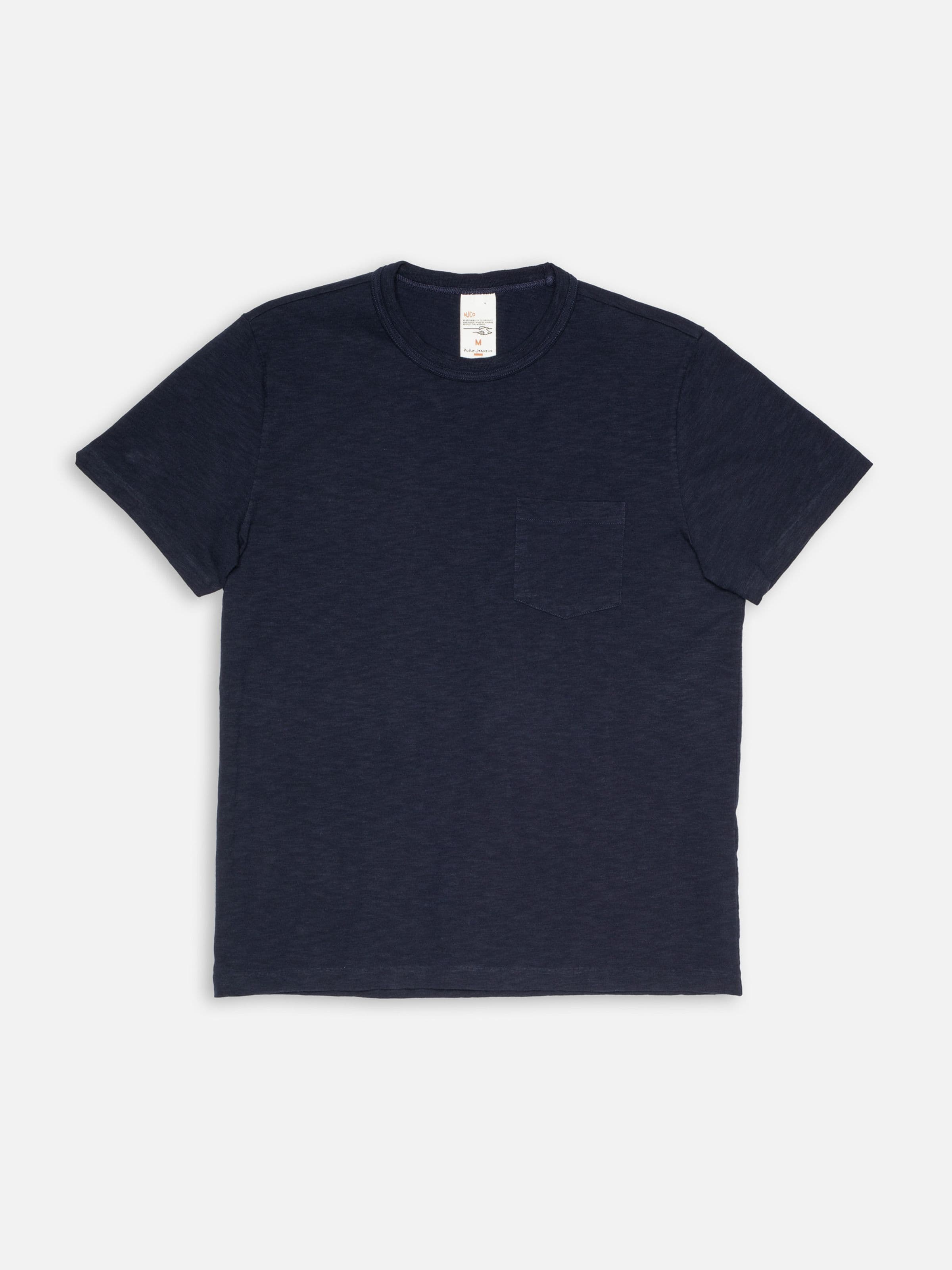 ROY HEAVY SLUB T-SHIRT - BLUEBERRY