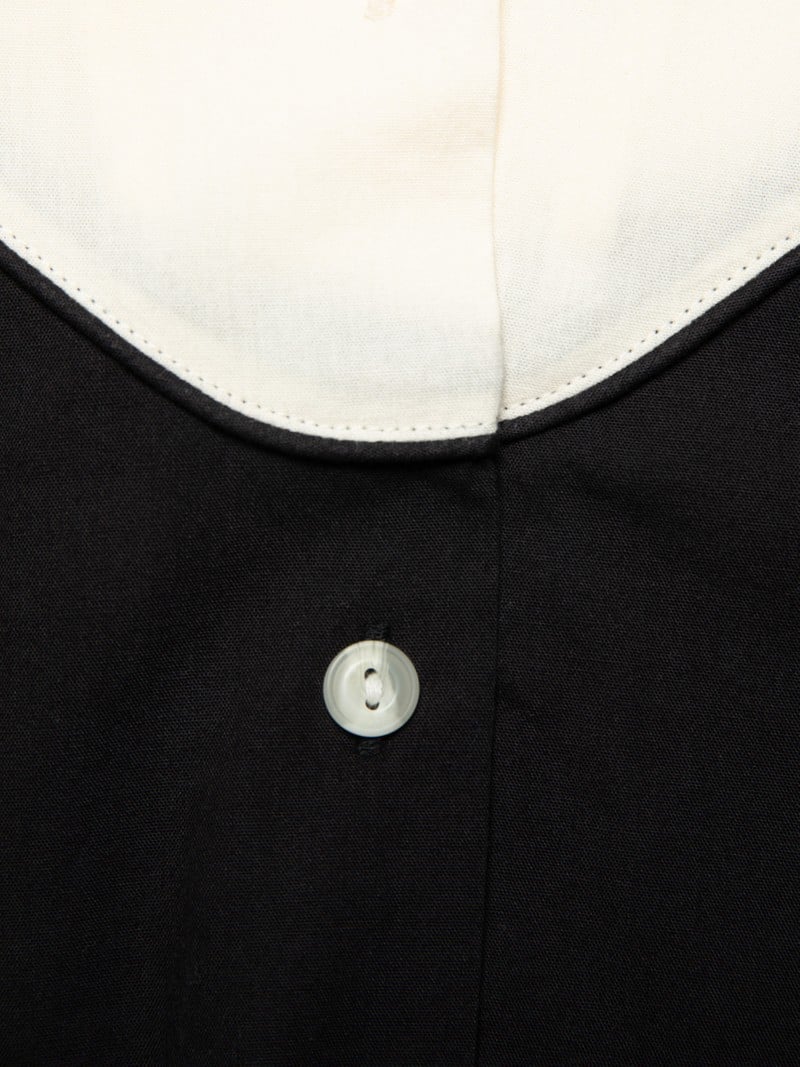DAISY WESTERN COTTON SHIRT - BLACK