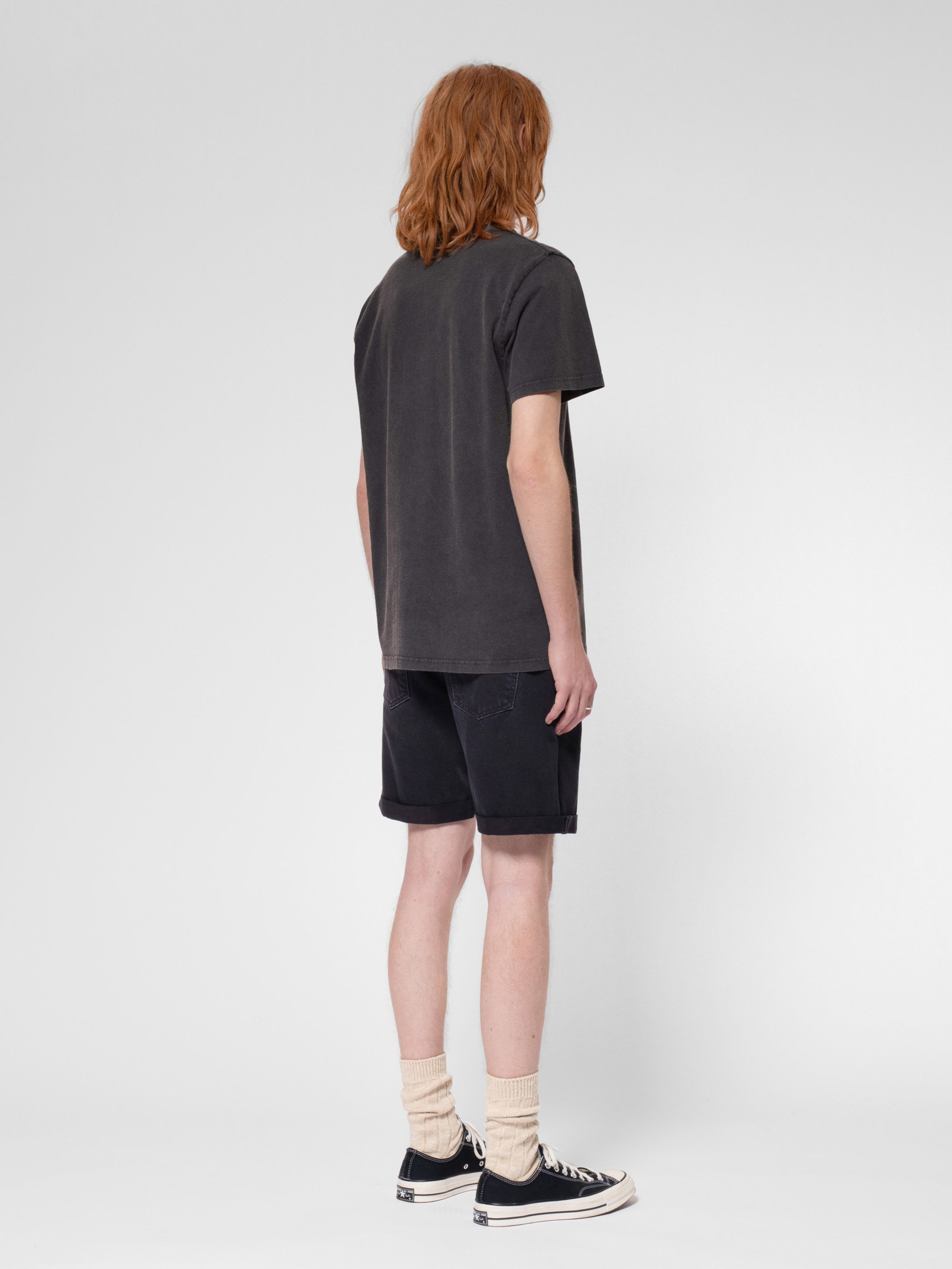 JOSH DENIM SHORTS - AGED BLACK