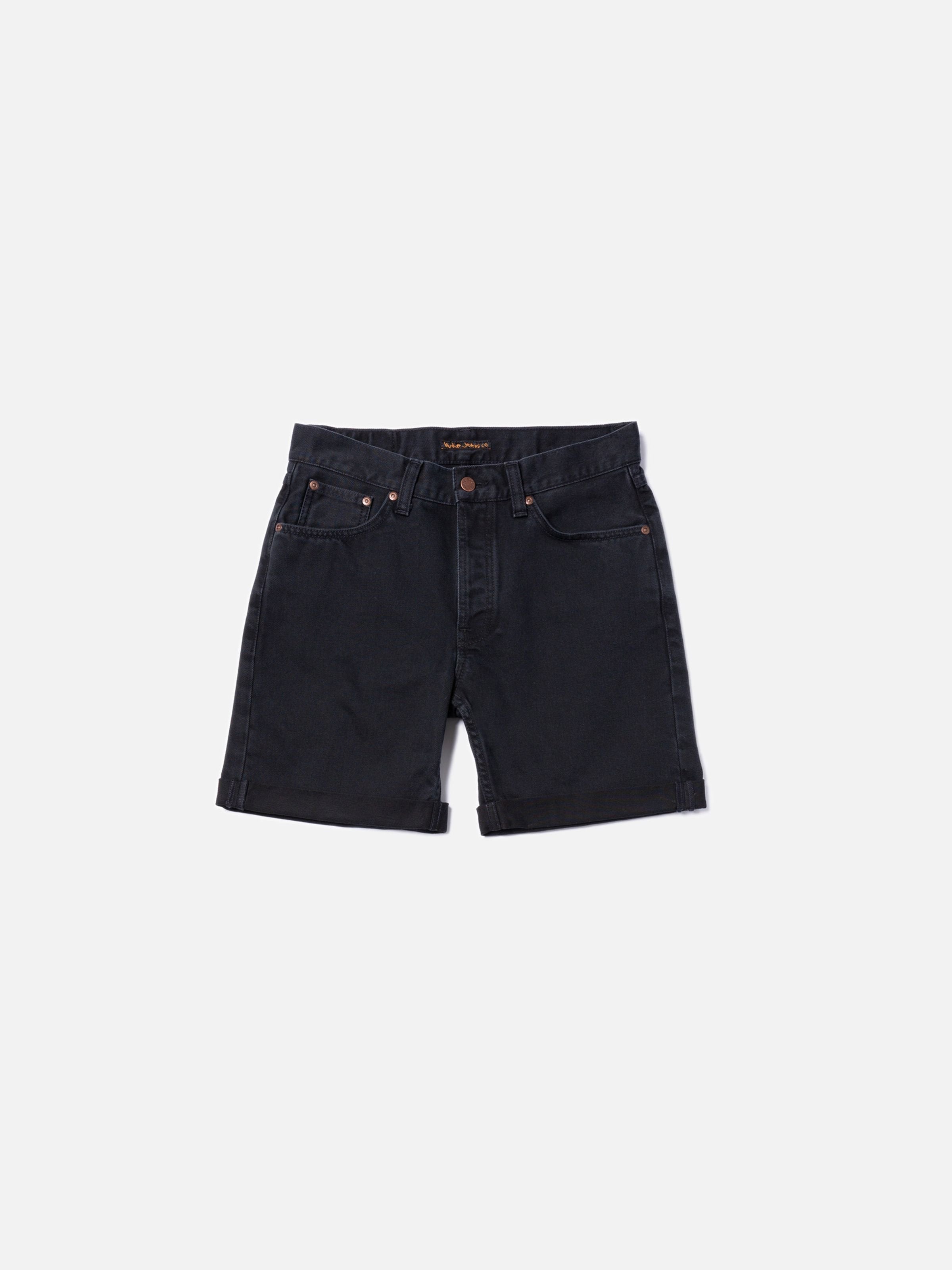 JOSH DENIM SHORTS - AGED BLACK