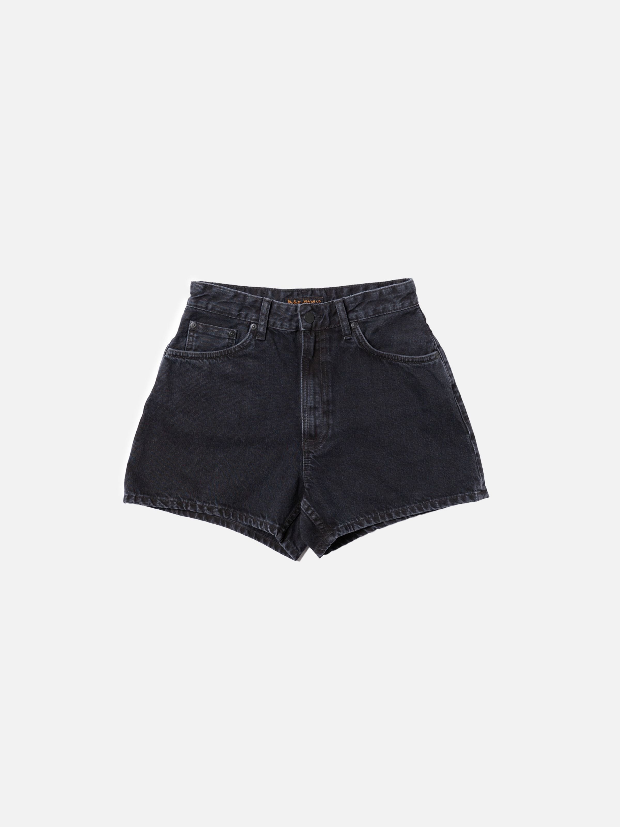 MAEVE DENIM SHORTS - SMOOTH BLACK