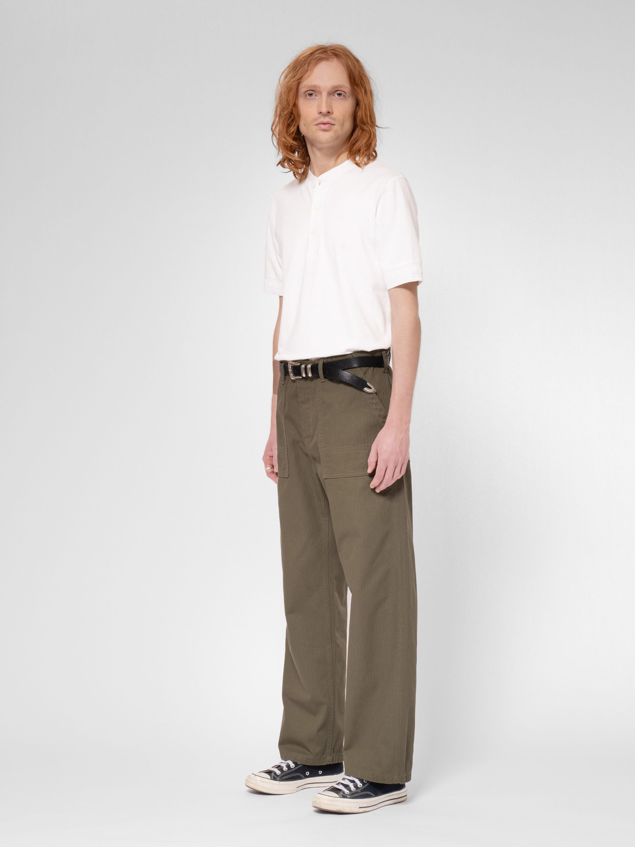 TUFF TONY FATIGUE PANTS - OLIVE