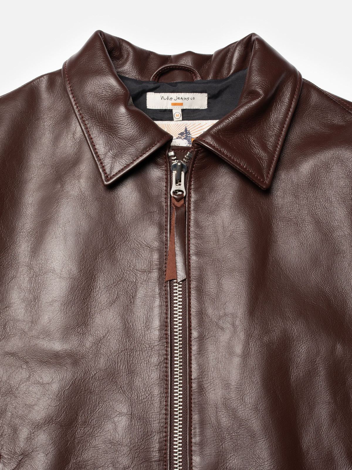 Eddy Rider Leather Jacket - Burgundy