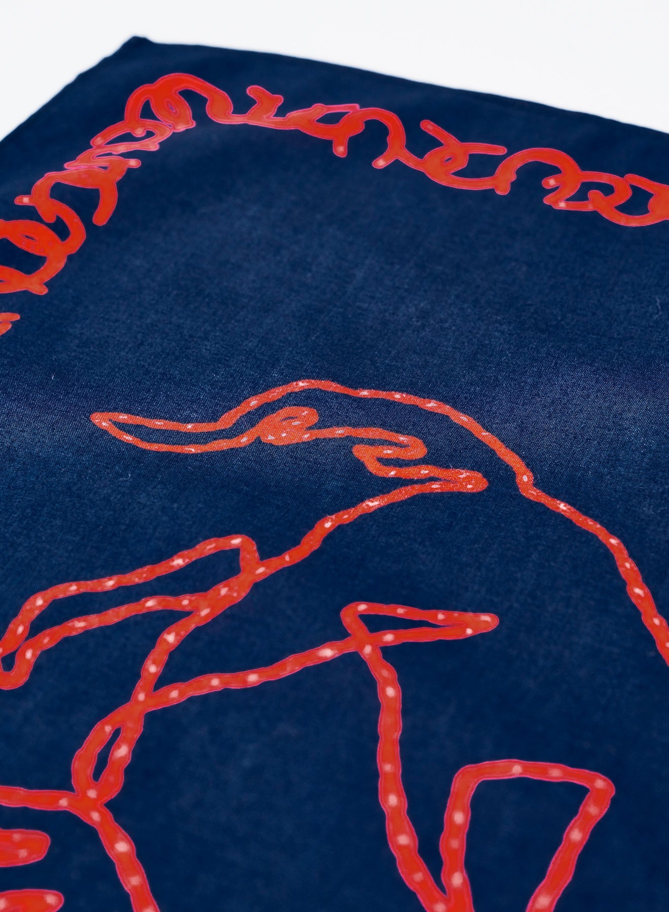 SJ-BANDANA-03 (Horse Motif Bandana) - NAVY