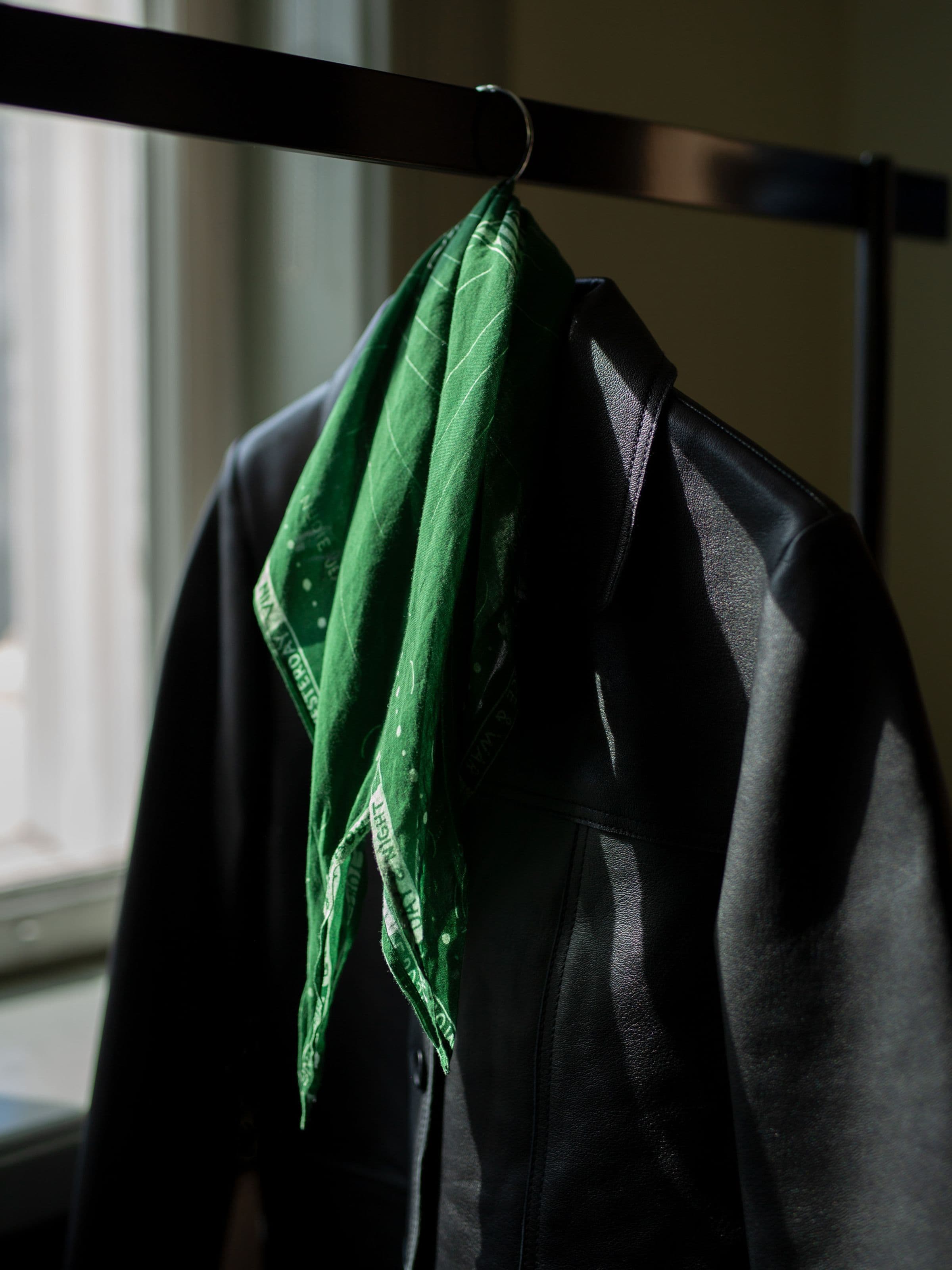 INGRID BANDANA COUNTERPOINTS - DARK GREEN