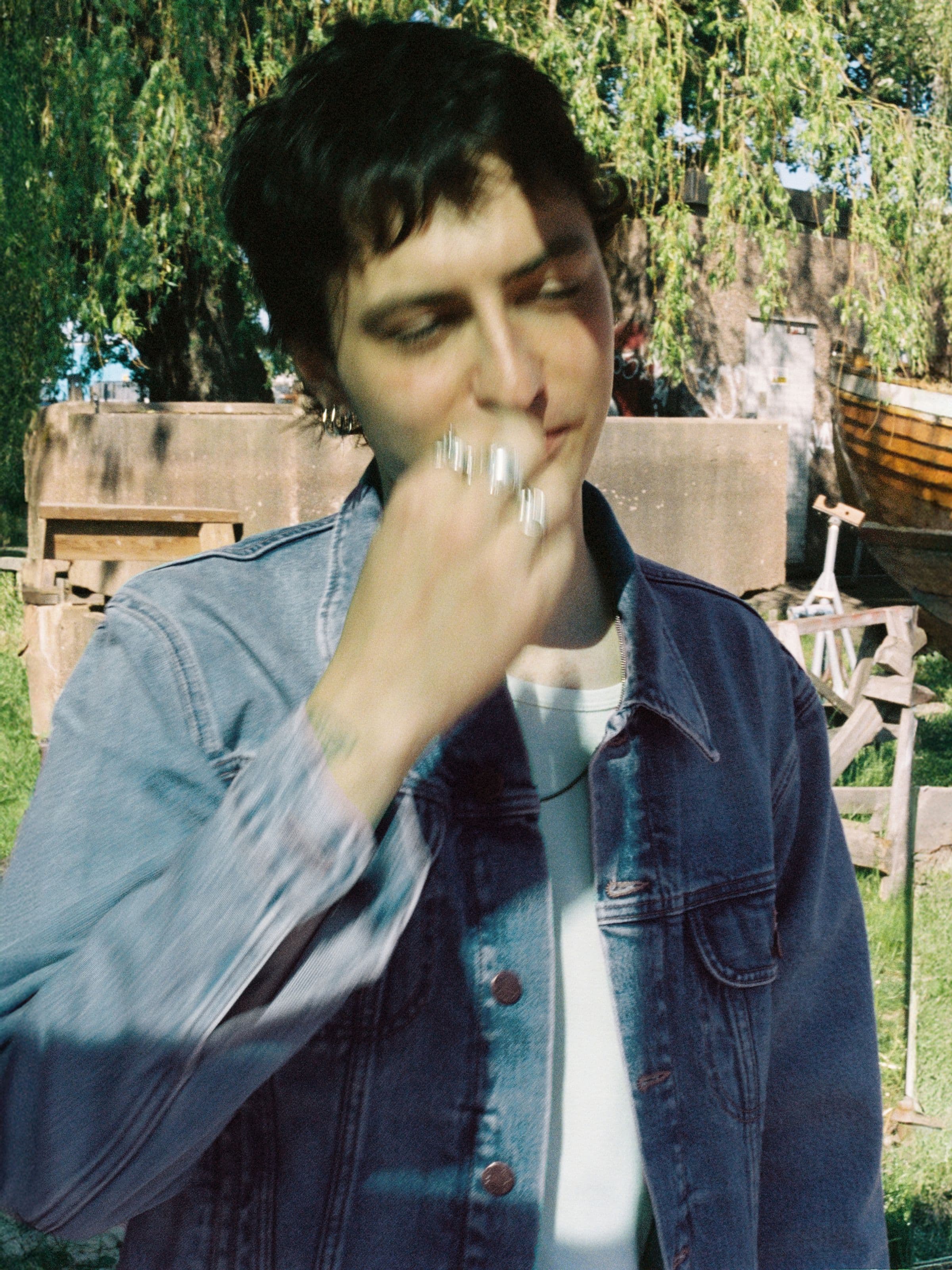 DANNY DENIM JACKET DESERT - LIGHT BLUE