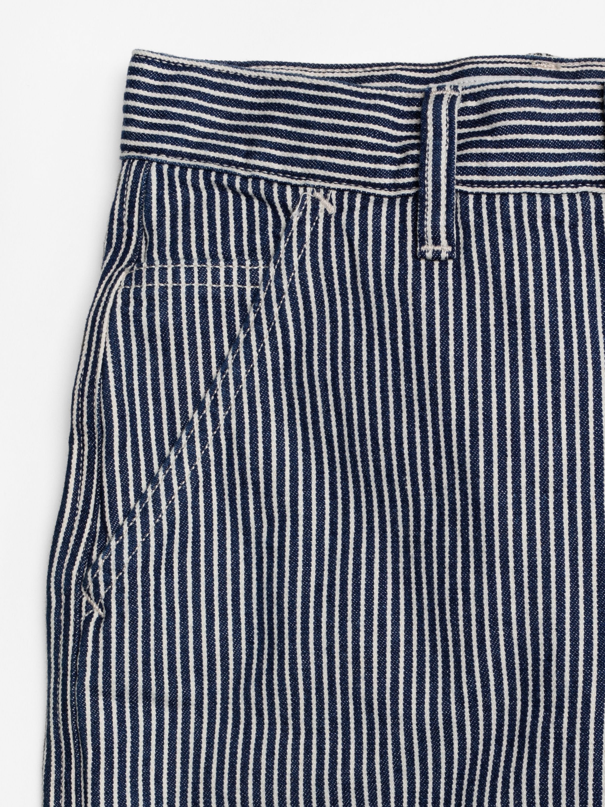 Inez Striped Pants - Blue/Offwhite