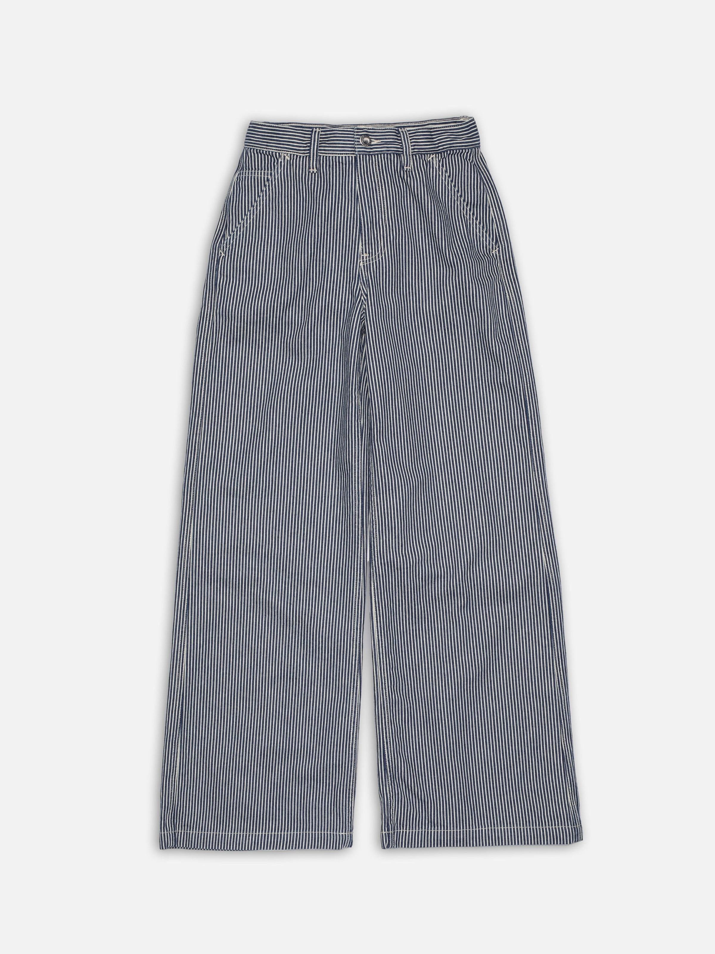 Inez Striped Pants - Blue/Offwhite