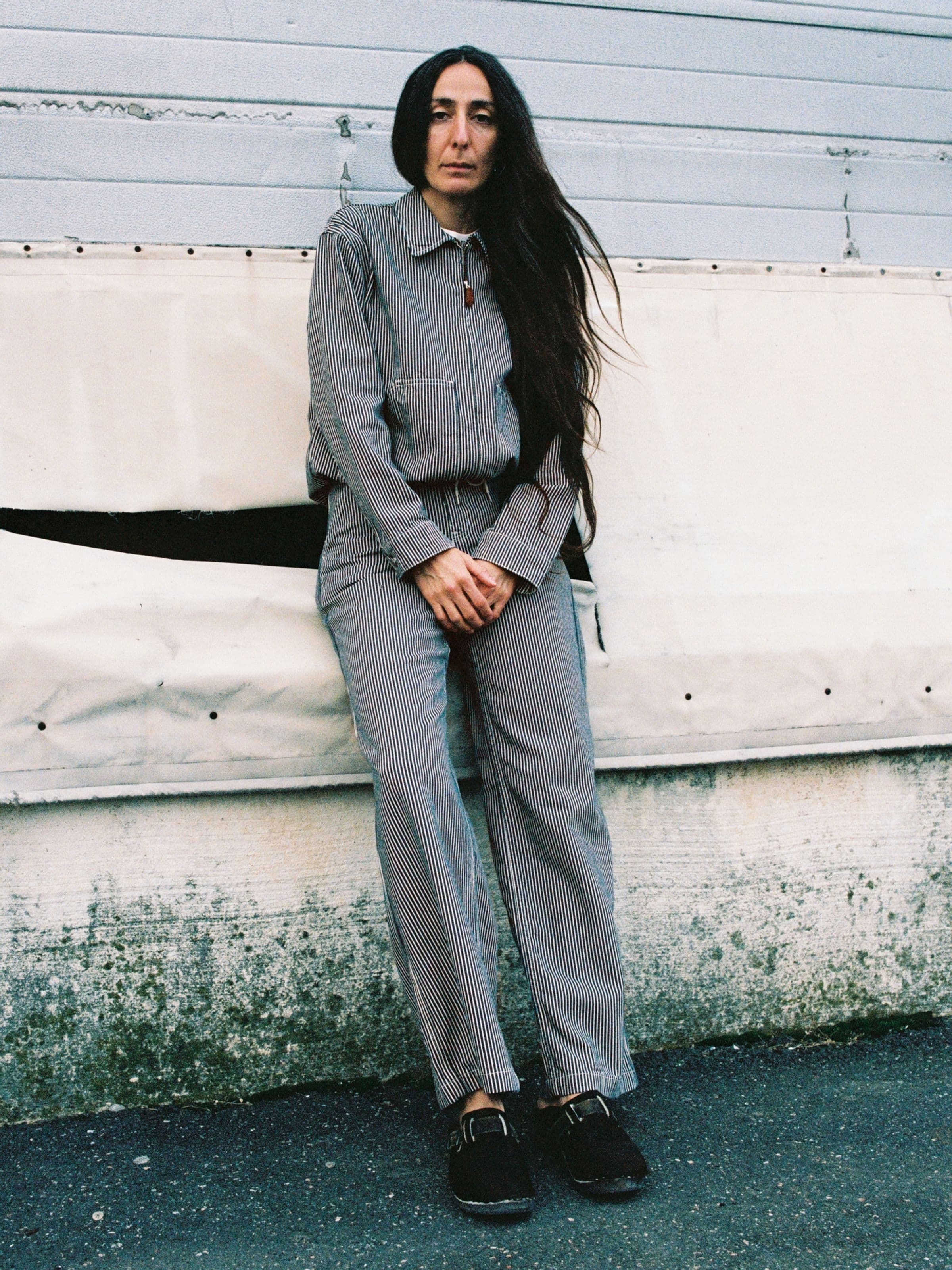 Inez Striped Pants - Blue/Offwhite
